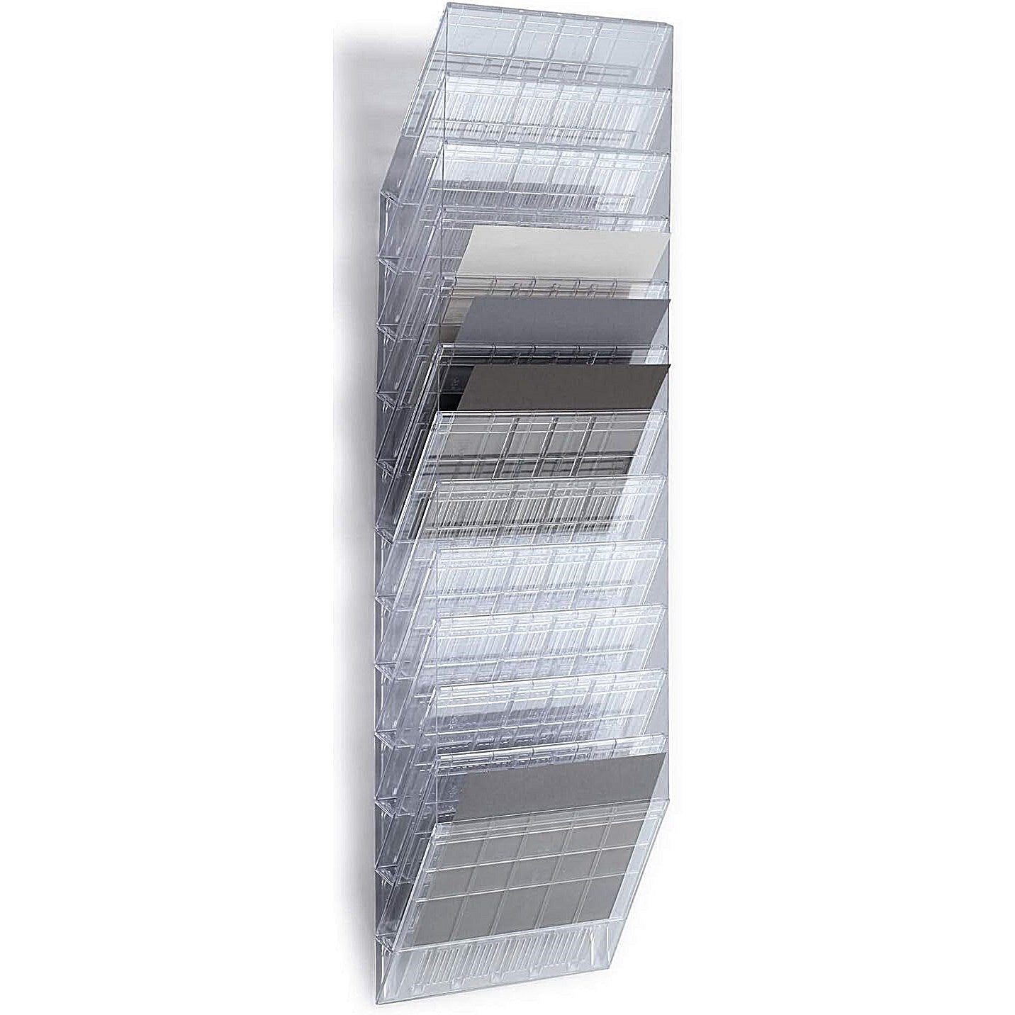 Durable FlexiBoxx 12 Pocket A4 Literature Holder, Landscape, Clear Easy2Order : 1709781400