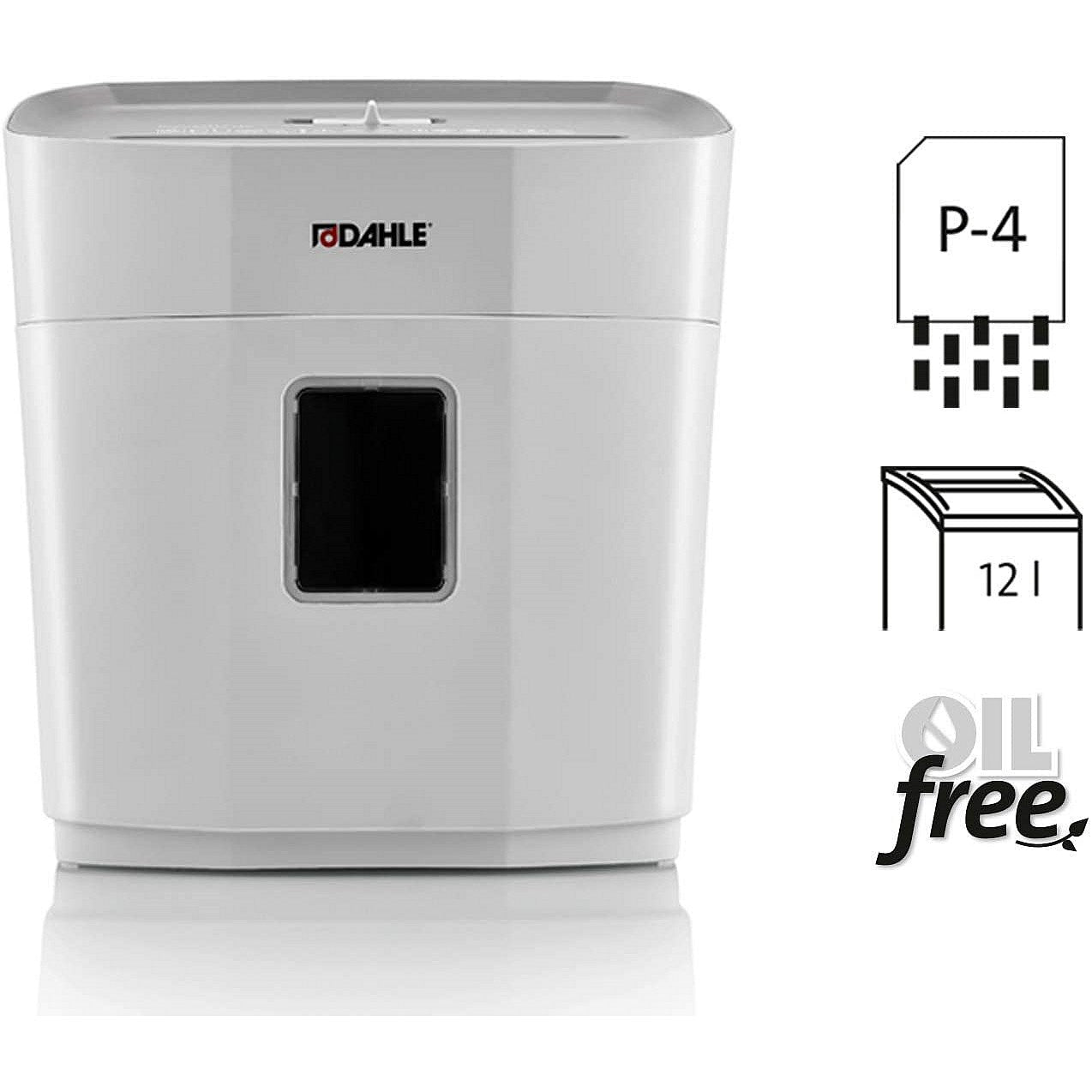 Dahle Papersafe PS120 Document Shredder, Cross-Cut, 12 Litre