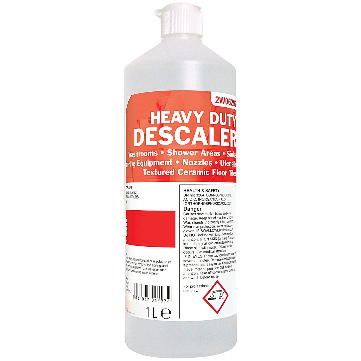 2Work Heavy Duty Descaler and Cleaner, 1 Litre, Pack of 12 Easy2Order : 2W06297