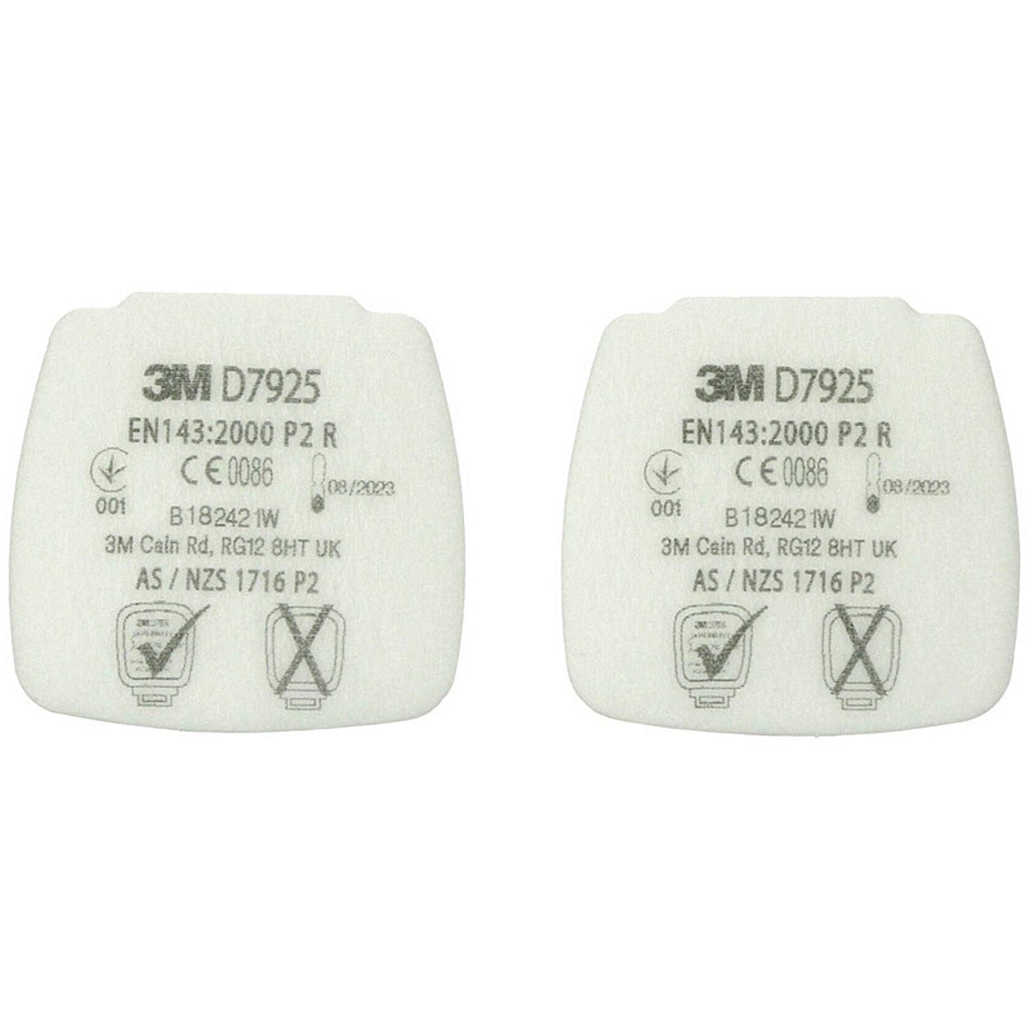 3M D7925 Secure Click P2 R Particulate Filter Easy2Order : 3MD7925