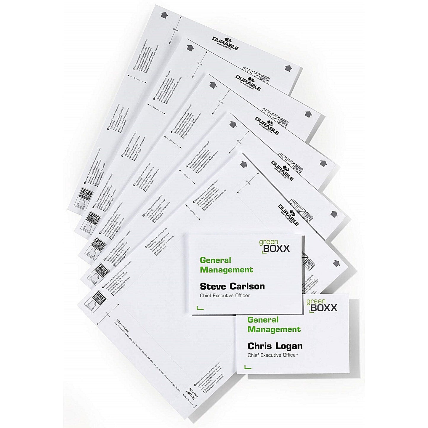 Durable Click/Info Sign Insert Sheets, 149x105.5mm Easy2Order : 485102