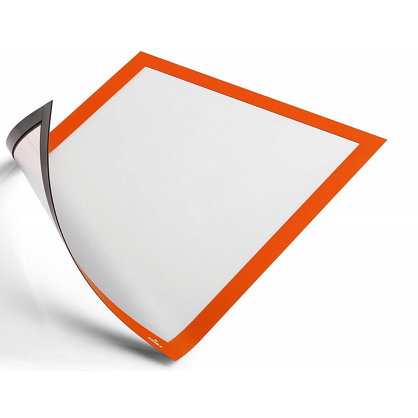 Durable Duraframe Magnetic Document Signage Frame for Metal, A4, Orange, Pack of 5 Easy2Order : 486909