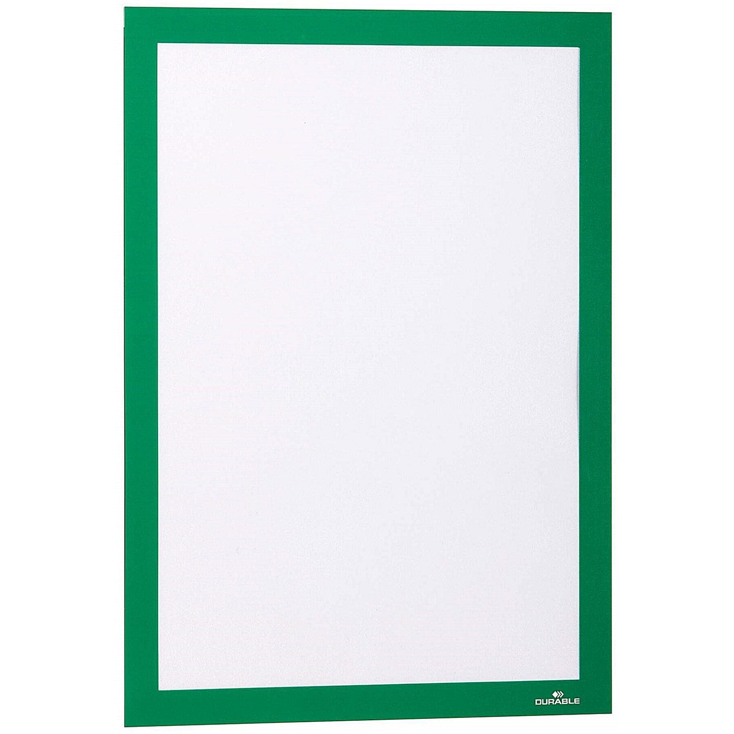 Durable Duraframe Self Adhesive Signage Frame, A4, Green, Pack of 10 Easy2Order : 488205