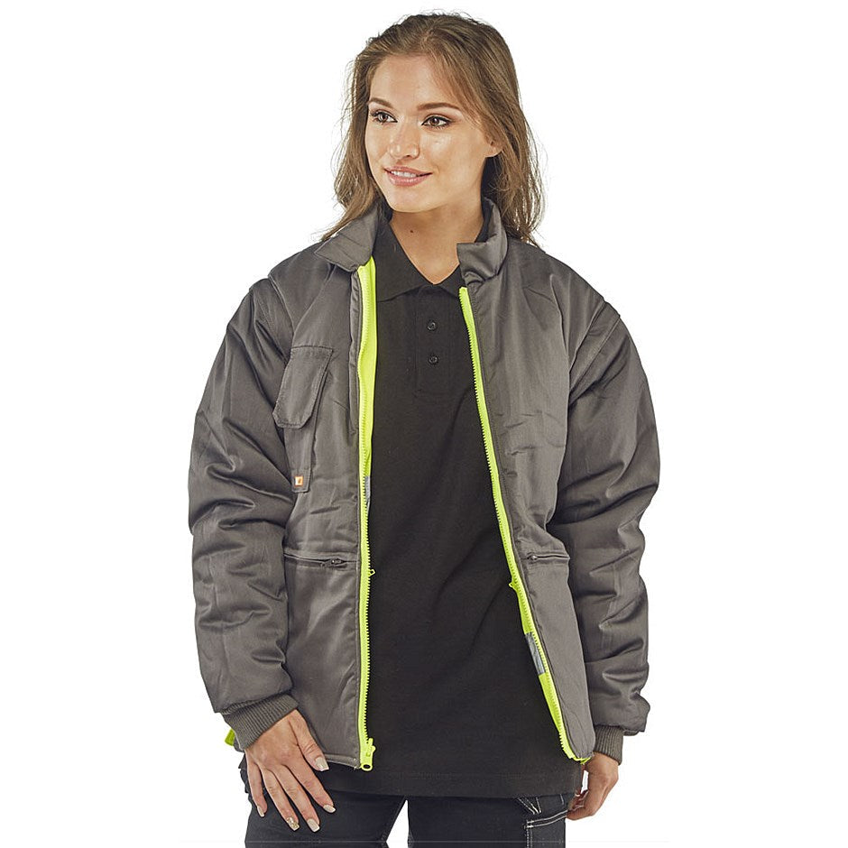 Beeswift Elsener 7 In 1 Jacket, Saturn Yellow, Large Easy2Order : 7IN1SYL