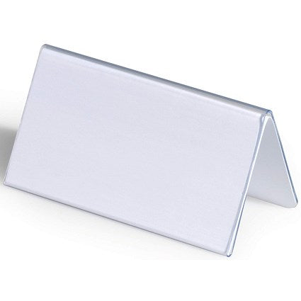 Durable Table Place Name Holder, 52x100mm, Pack of 25