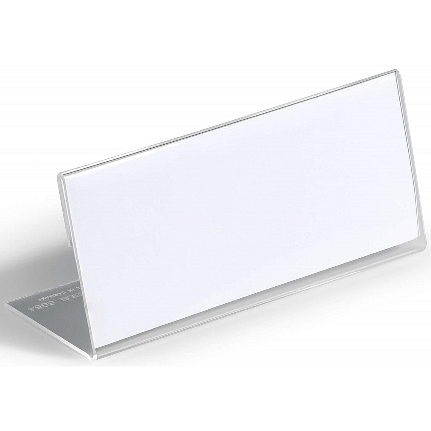 Durable Table Place Name Holder, 61x150mm, Clear, Pack of 10 Easy2Order : 805419