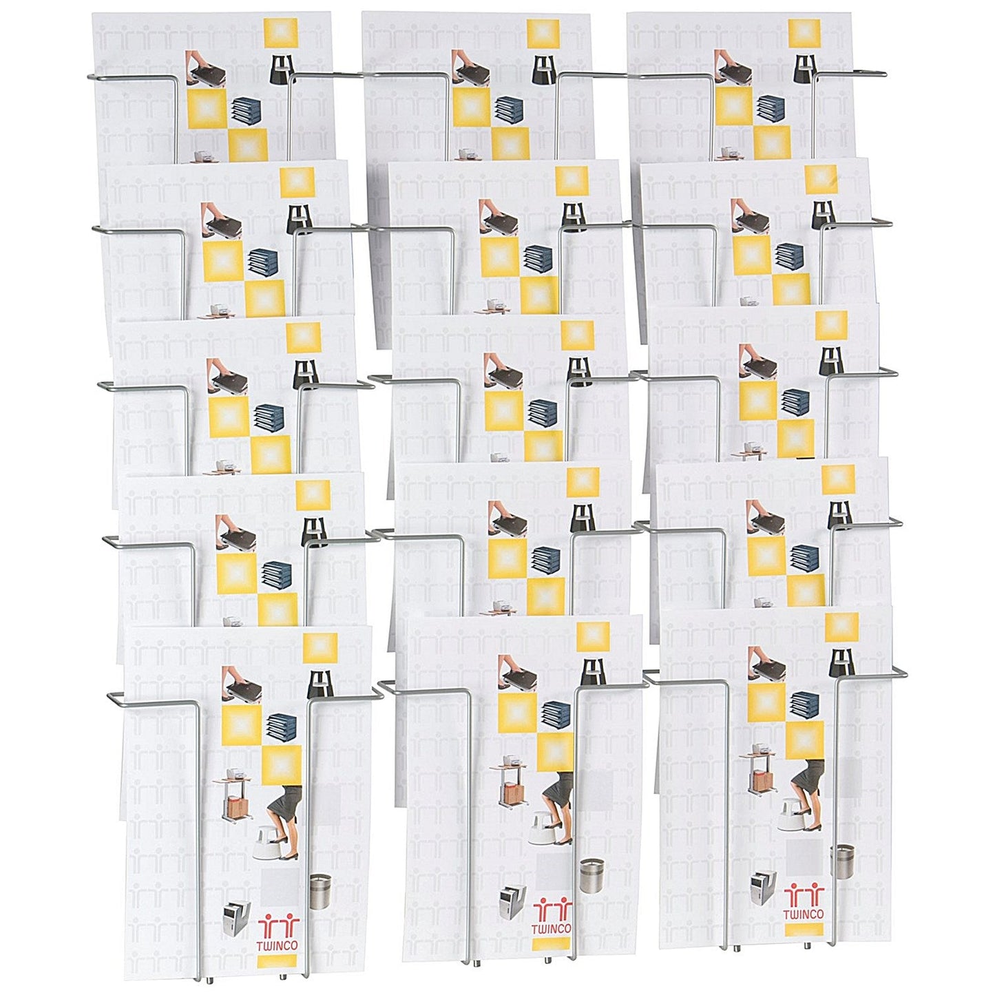 Announce 15 Compartment Wire Literature Holder A4 Easy2Order : AA10262