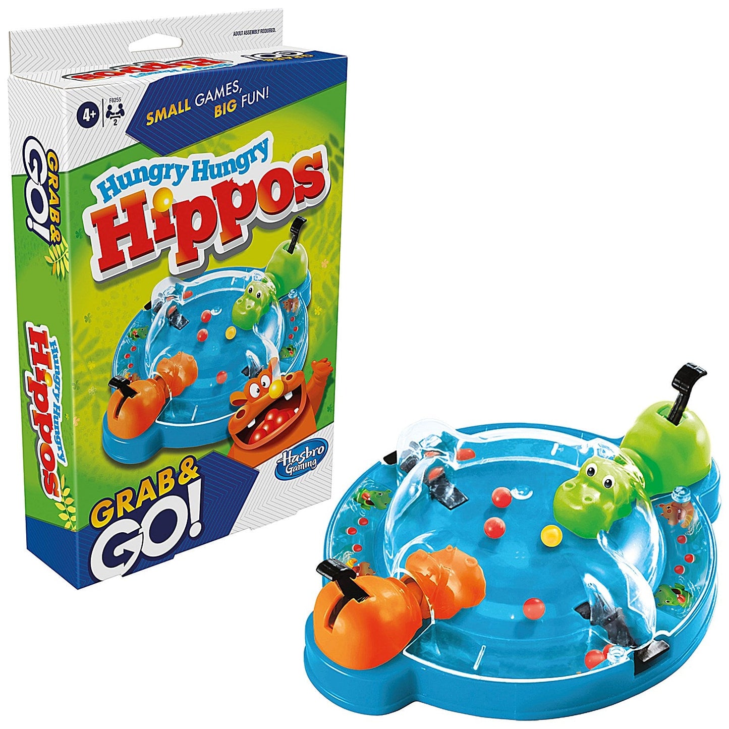 Hasbro Hungry Hippos Grab and Go Portable Game Easy2Order : ABG16412