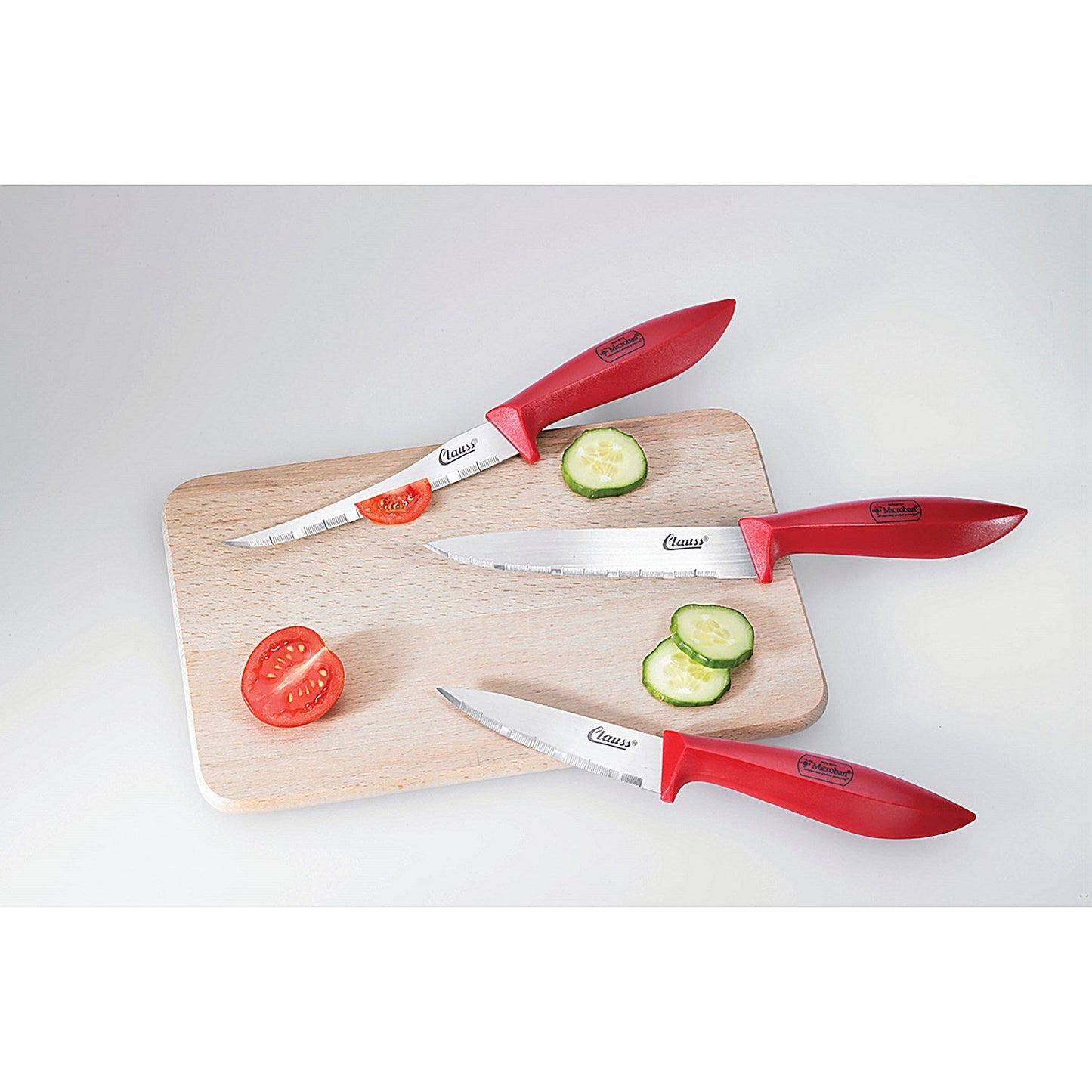 Clauss 3-Piece Paring Vegetable and Utility Kitchen Knife Set Easy2Order : ACM80100