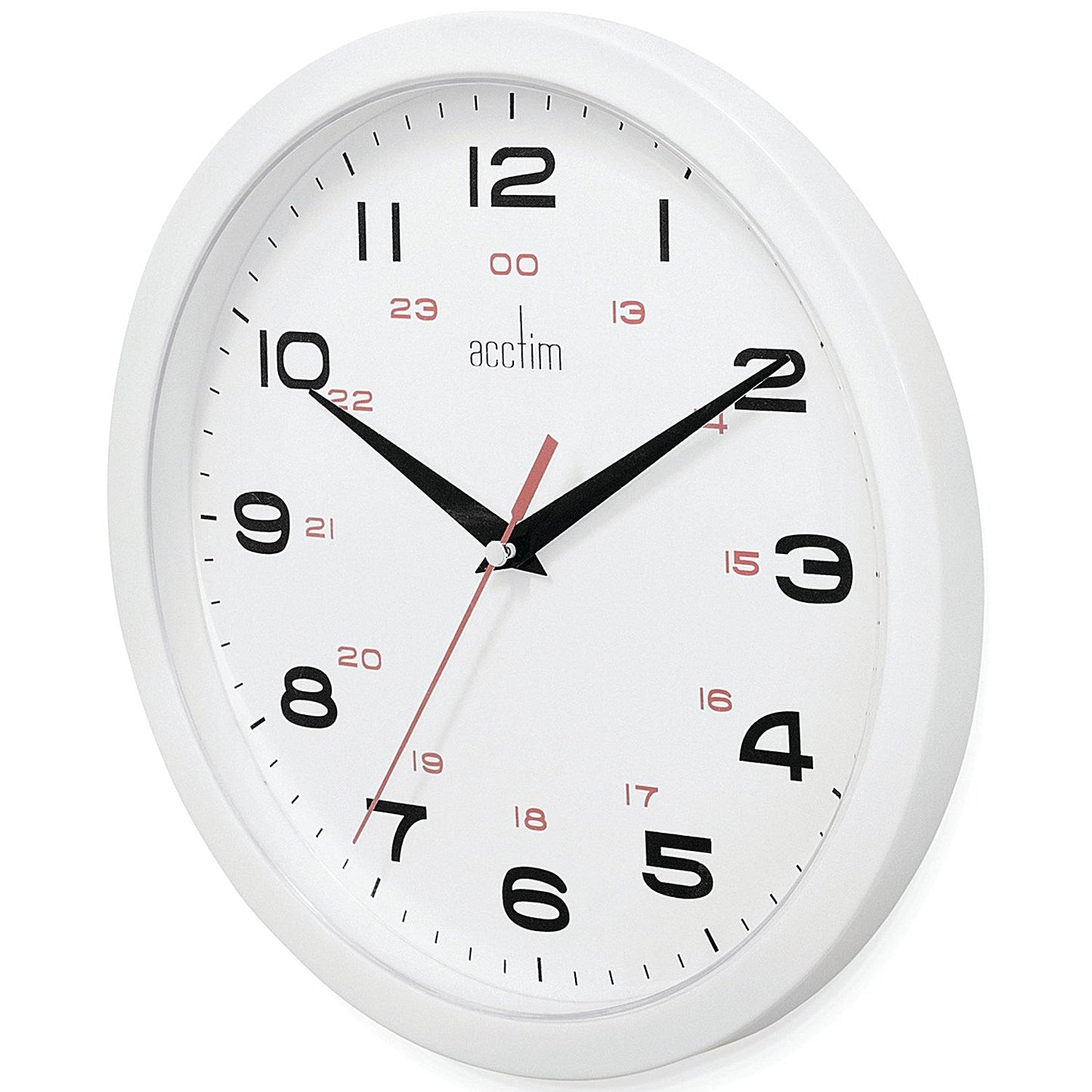 Acctim Aylesbury Office Wall Clock White 25.5cm Easy2Order : ANG30124