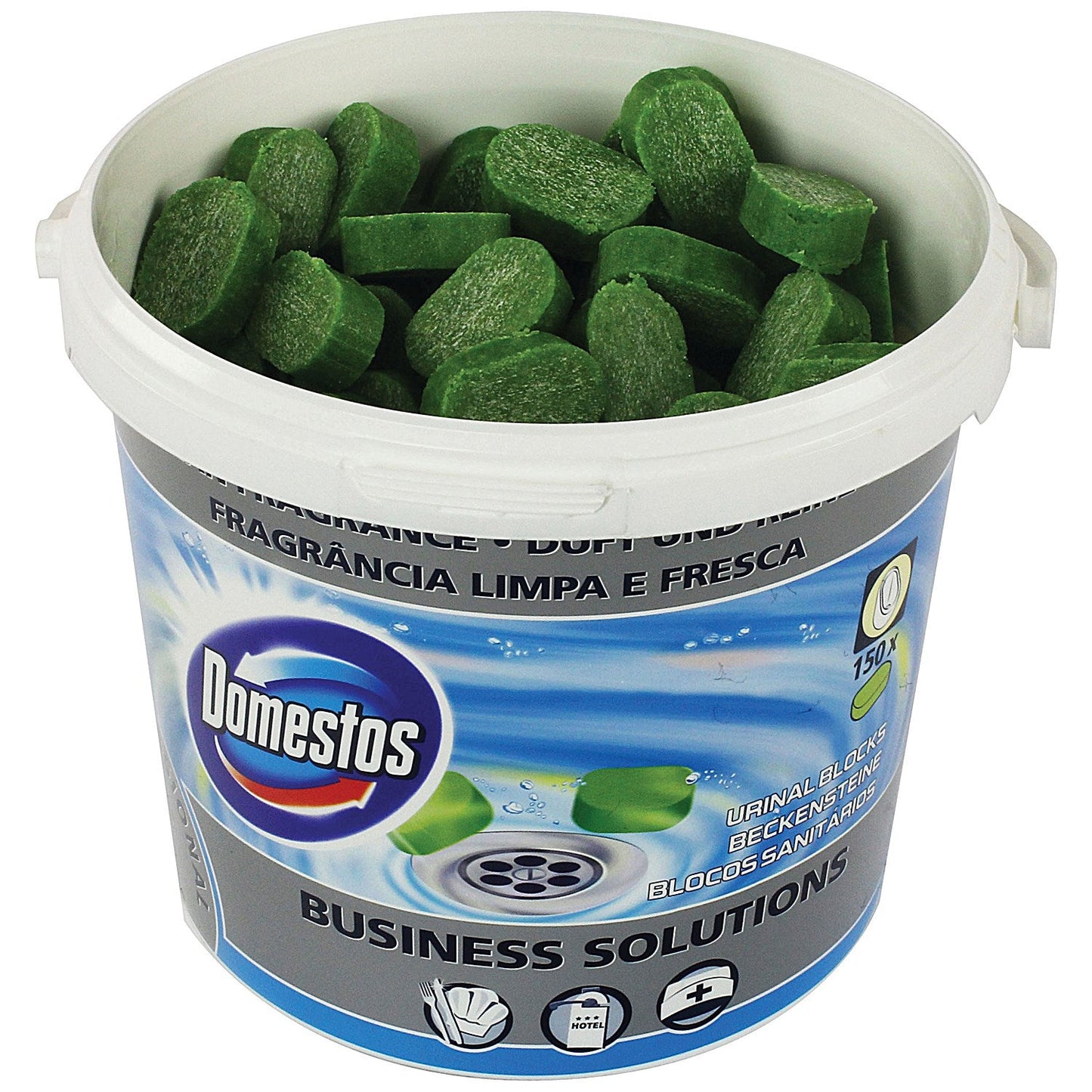 Domestos Professional Urinal Blocks, 3kg, Tub of 150 Tablets Easy2Order : AU01213