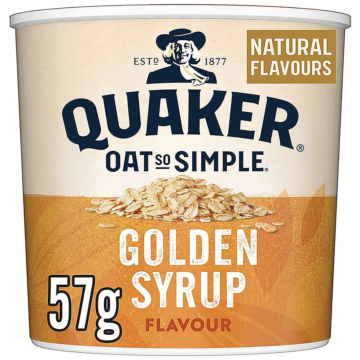 Quaker Oat So Simple Golden Syrup Porridge Pot, Pack of 8