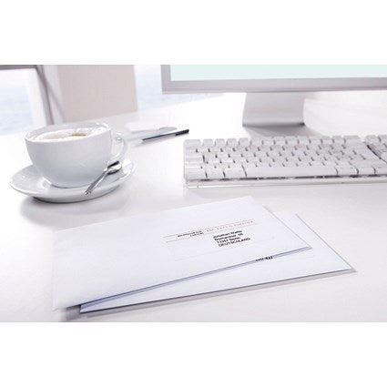 Avery J8162-100 Inkjet Labels, 16 Per Sheet, 99.1x33.9mm, White, 1600 Labels