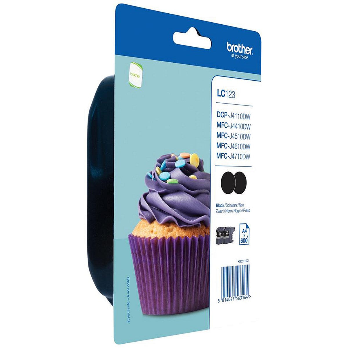 Brother LC123 Black Inkjet Cartridges (Twinpack)