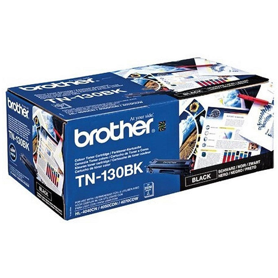 Brother TN130BK Black Laser Toner Cartridge