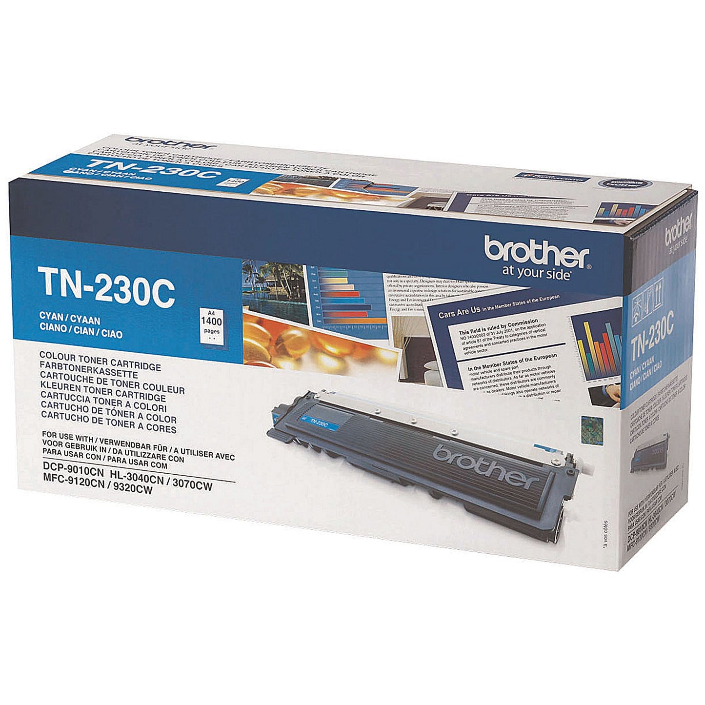 Brother TN230C Cyan Laser Toner Cartridge