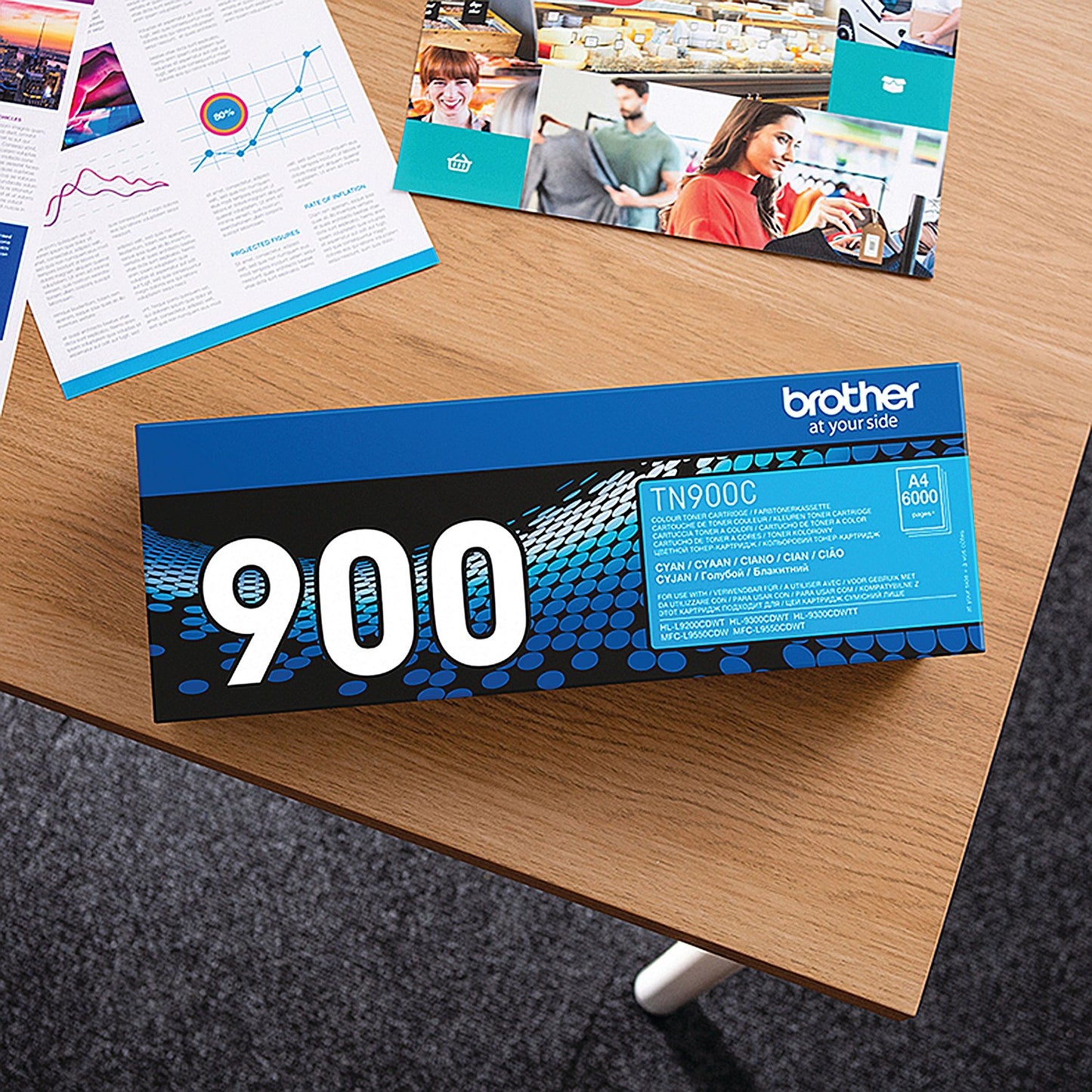 Brother TN900C Cyan Super High Yield Laser Toner Cartridge