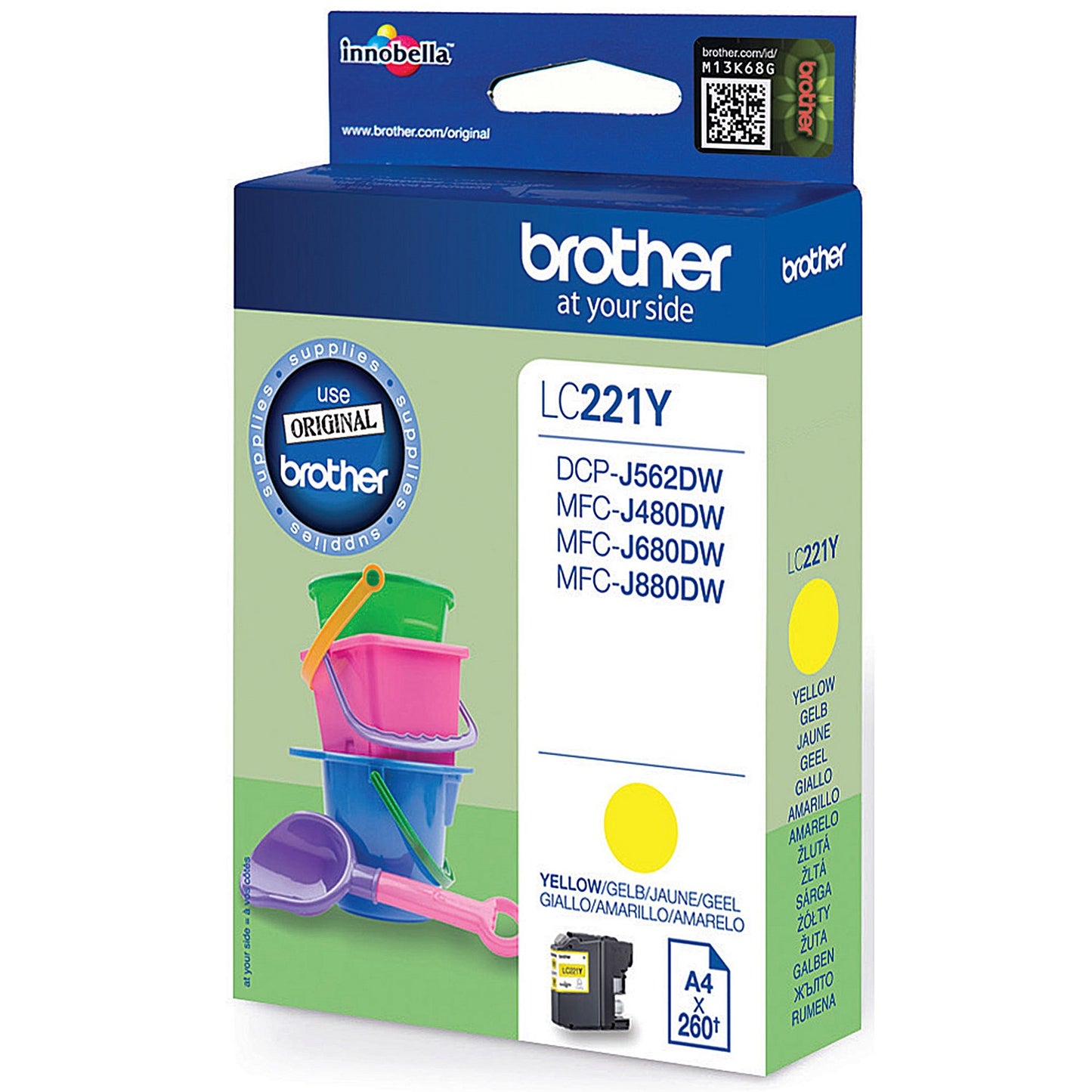 Brother LC221 Yellow Inkjet Cartridge