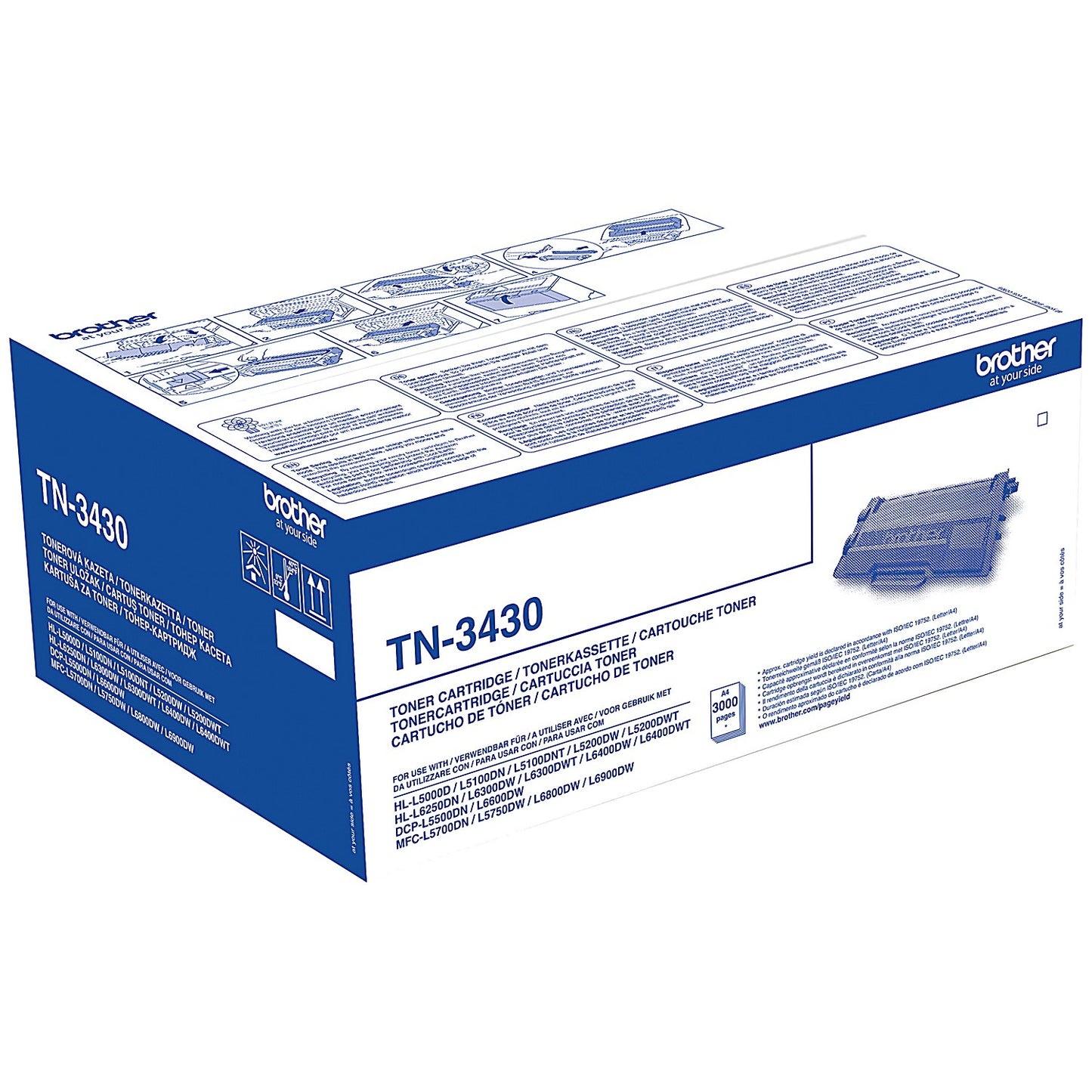 Brother TN3430 Black Laser Toner Cartridge