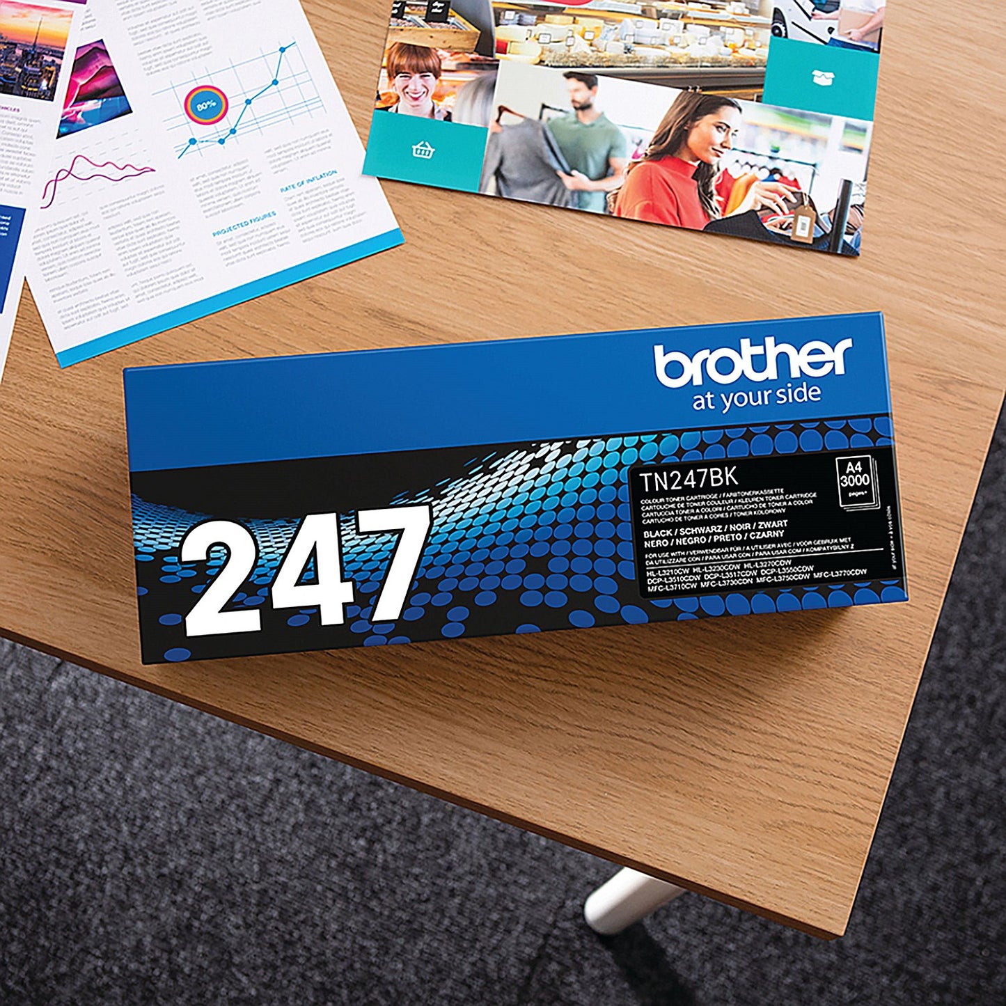 Brother TN247BK Black Toner Cartridge
