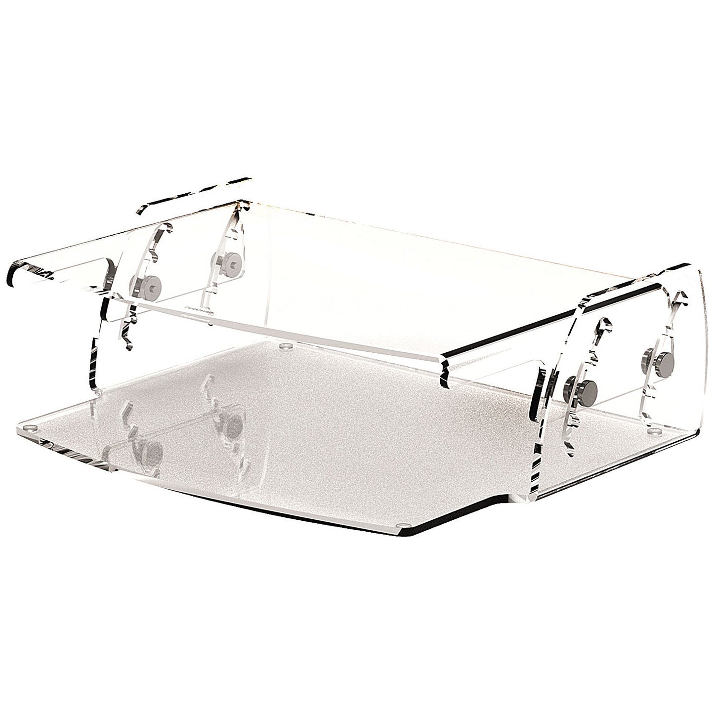 Fellowes Clarity Monitor Stand, Adjustable Height, Clear