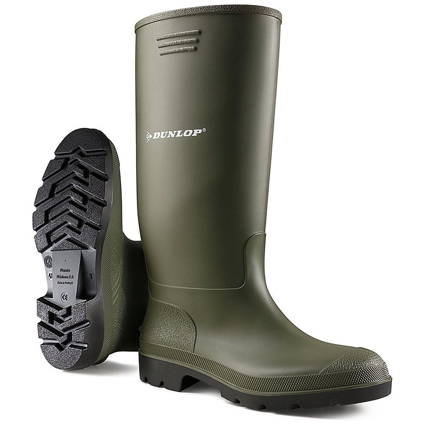 Dunlop Pricemastor PVC Non-Safety Wellington Boots, Green, 11 Easy2Order : BBG11