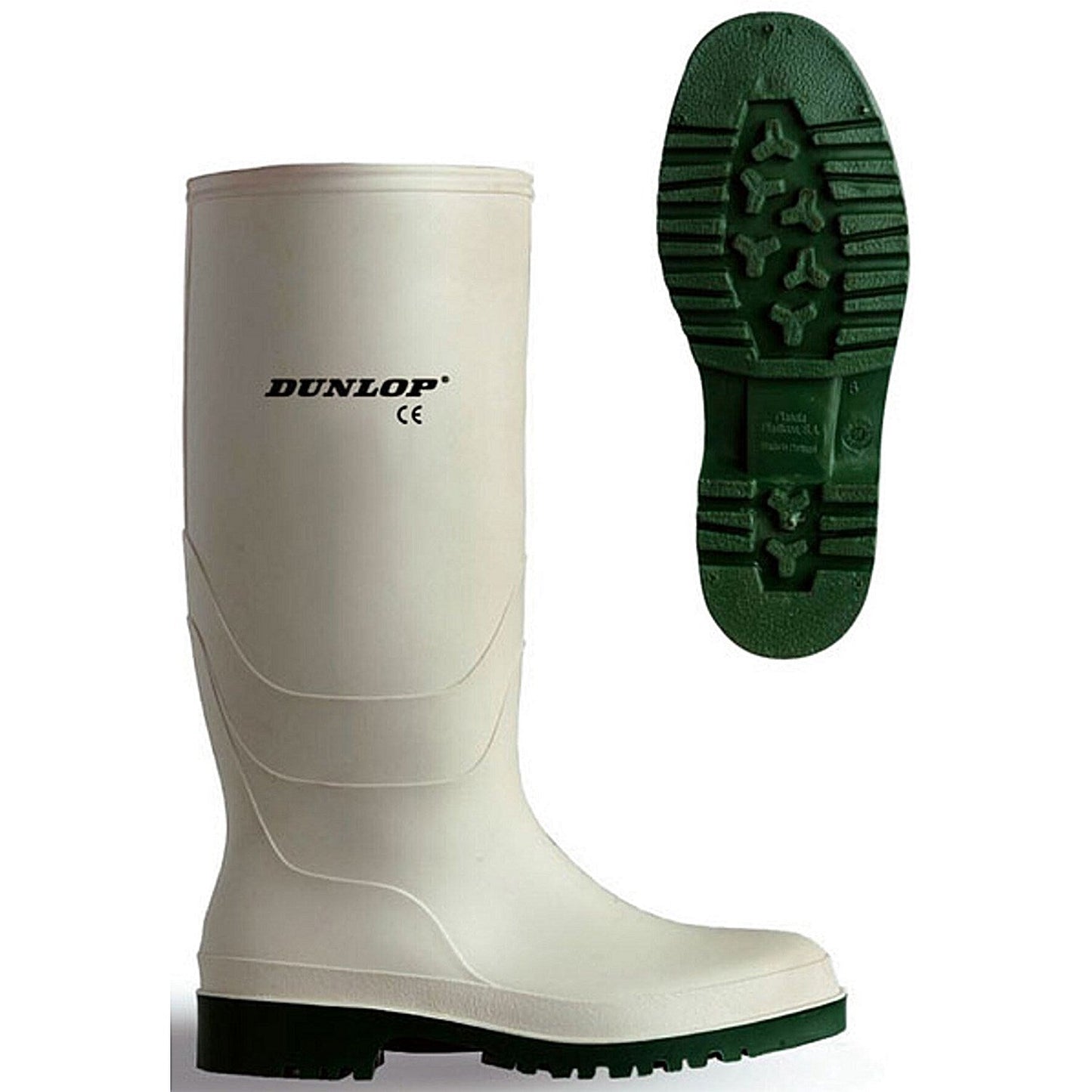 Dunlop Pricemastor PVC Non-Safety Wellington Boots, White, 13 Easy2Order : BBW13