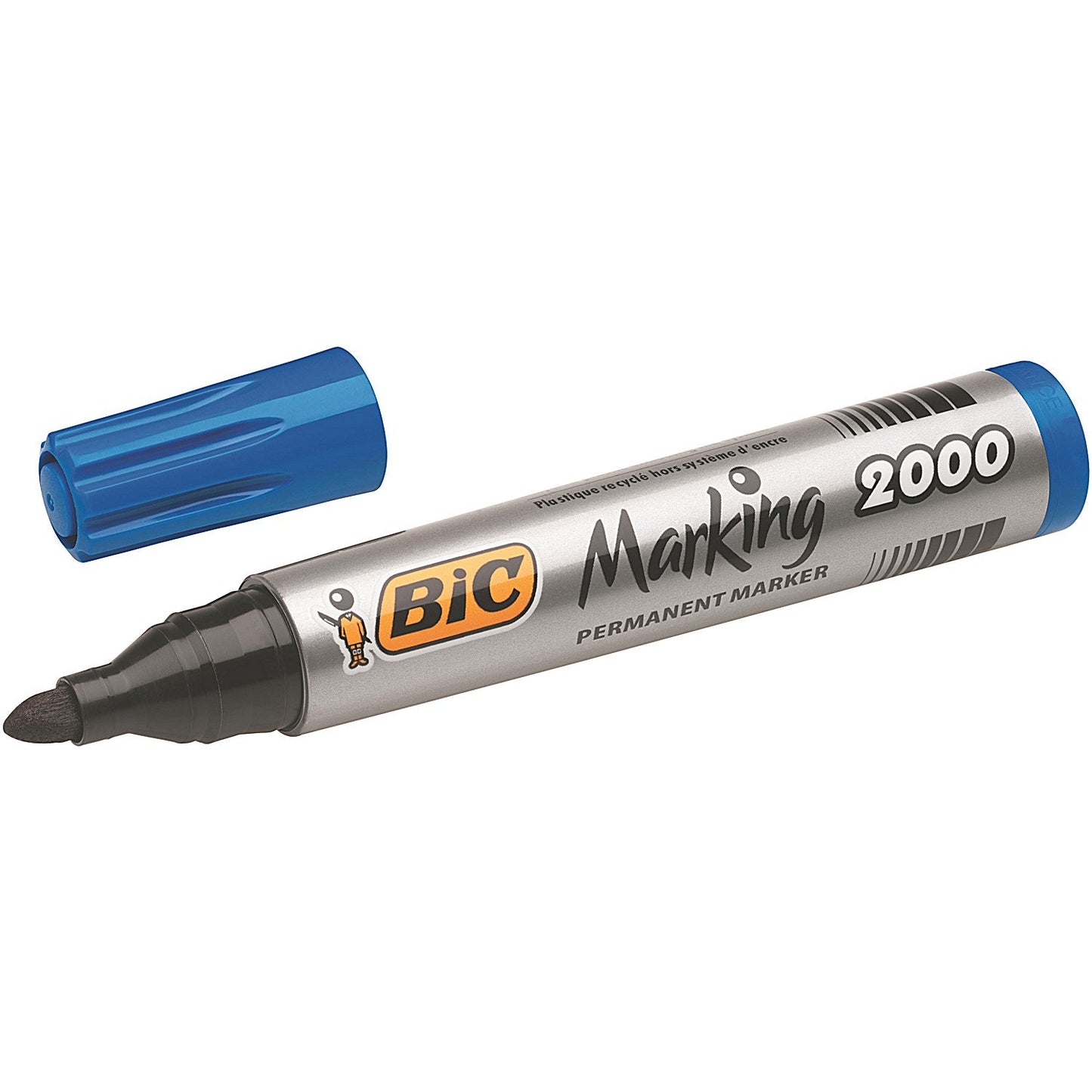 Bic Marking 2000 Permanent Marker, Bullet Tip, Blue, Pack of 12 Easy2Order : BC00006