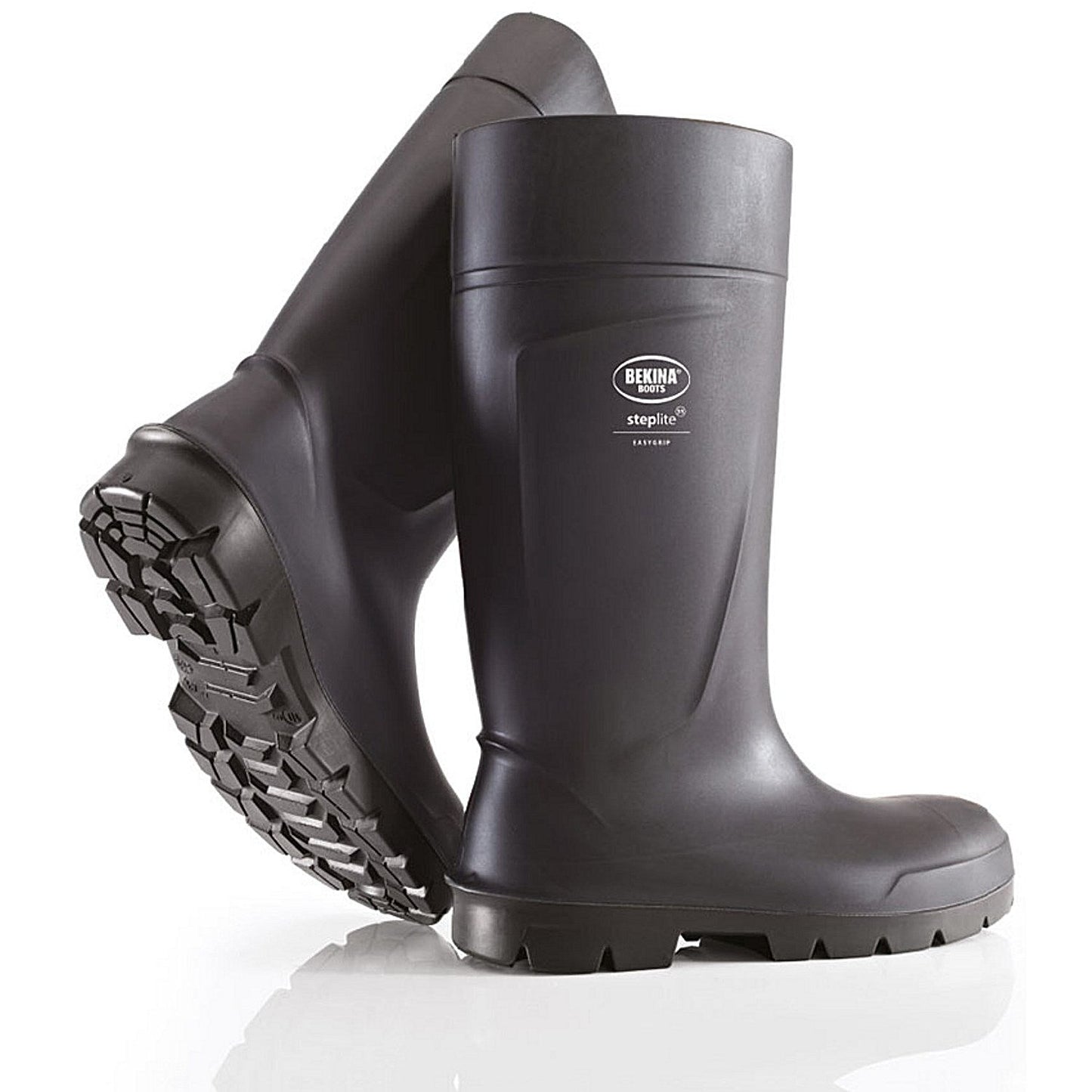 Bekina Steplite Easygrip S5 Full Safety Wellington Boots, Black, 10 Easy2Order : BNPAN4P808010