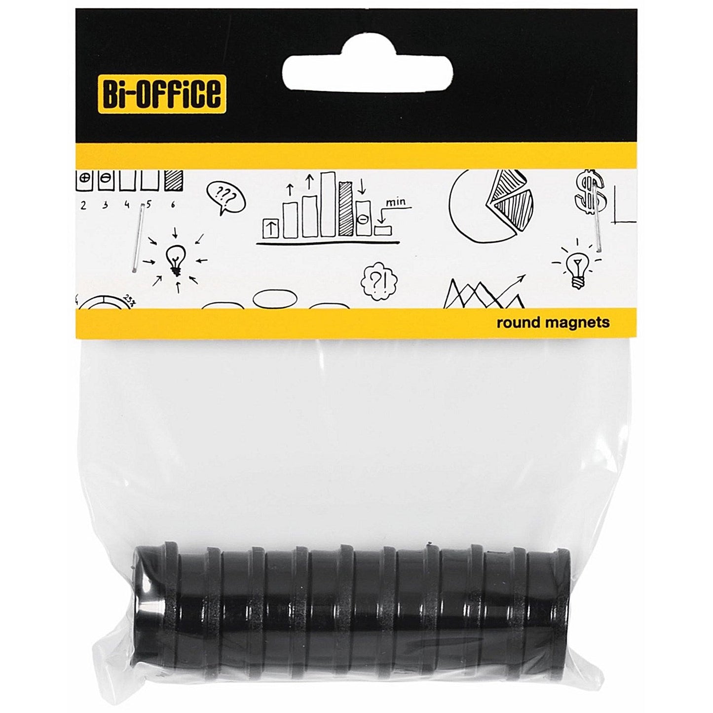 Bi-Office Round Magnets 25mm Blue Pack of 10 Easy2Order : BQ30144