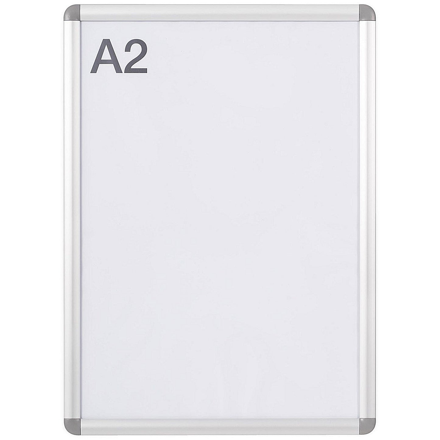 Bi-Office Curled Snap Display Frame, A2, Aluminium Plastic Corners Easy2Order : BQ52493
