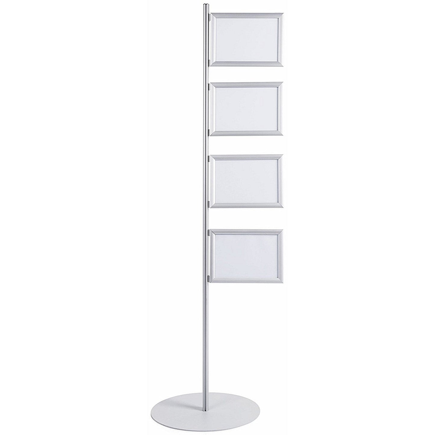 Bi-Office Floor Standing Aluminium Post Snap Display, A4, Pack of 4 Easy2Order : BQ86000