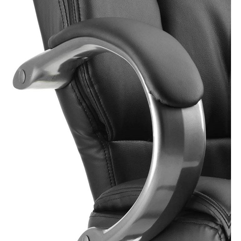 Galloway Leather Visitor Chair, Black Easy2Order : BR000177