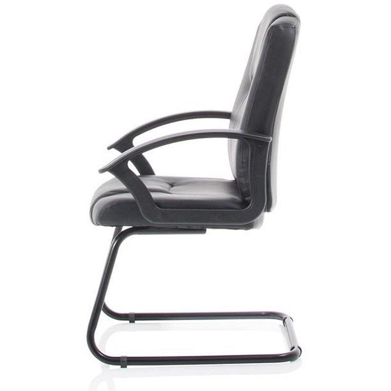 Bella Leather Cantilever Chair, Black Easy2Order : BR000300