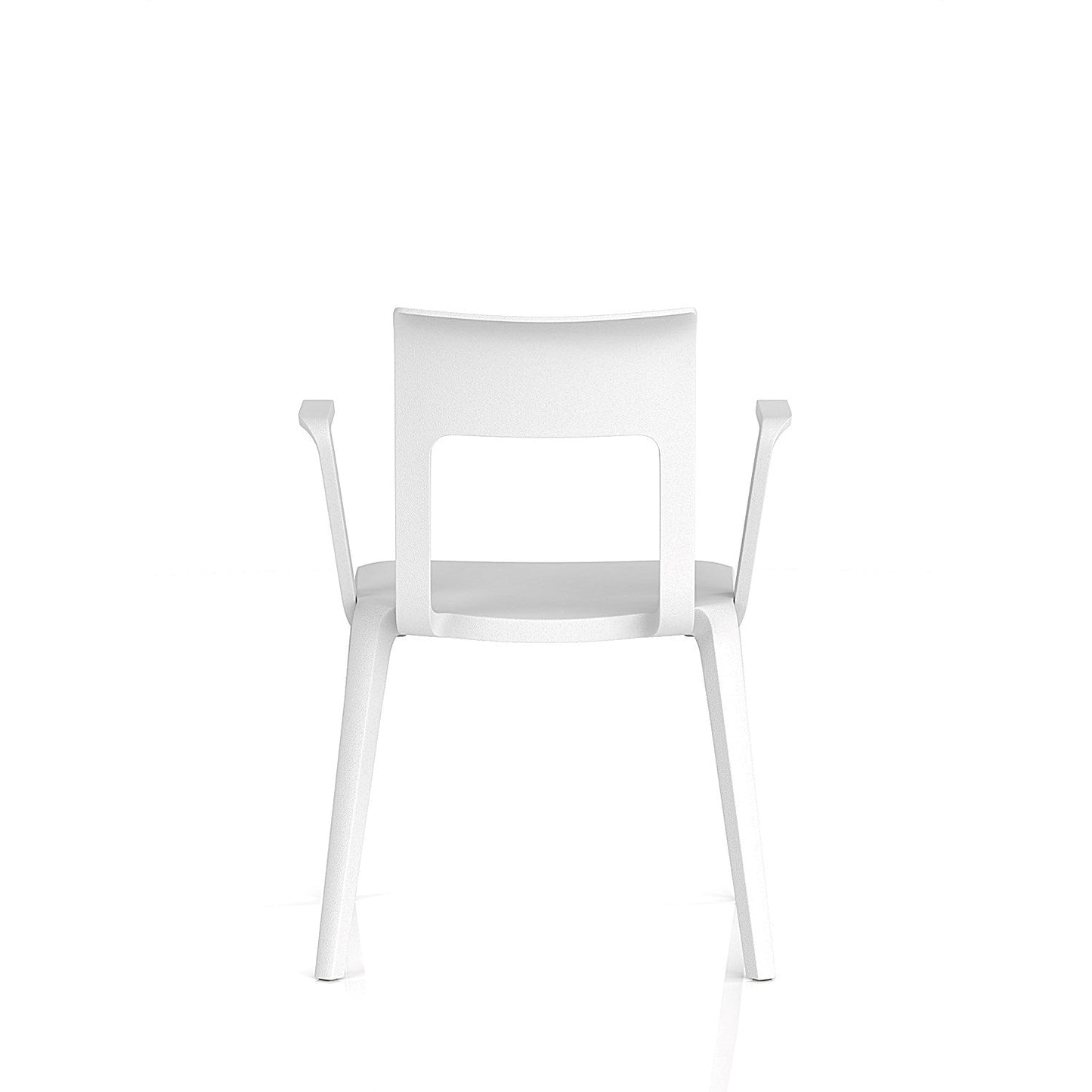 Nest Edge Stacking Cafe & Bistro Chair White with Arms Easy2Order : BR000339