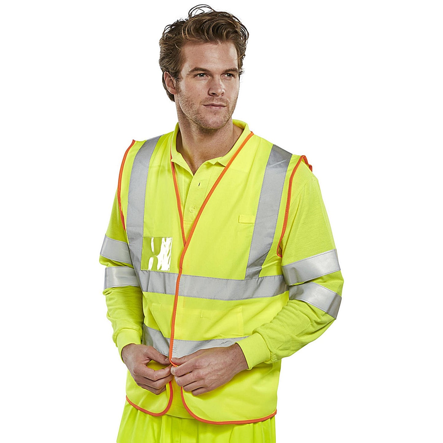 B-Safe Pre-Pack Multi-Purpose Vest, Saturn Yellow, 2XL