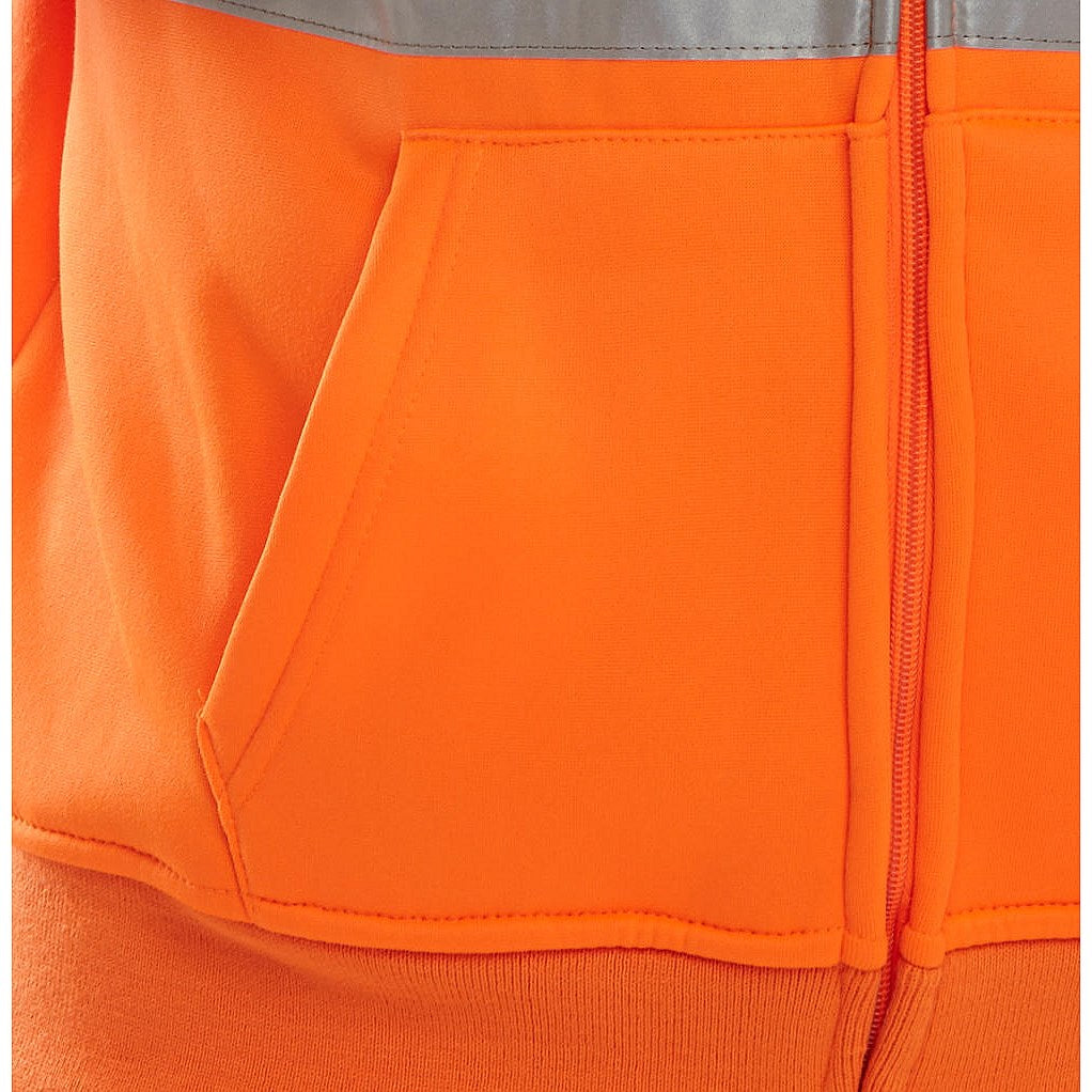 Beeswift Zip-Up Hooded Sweatshirt, Orange, 3XL Easy2Order : BSHSSENORXXXL
