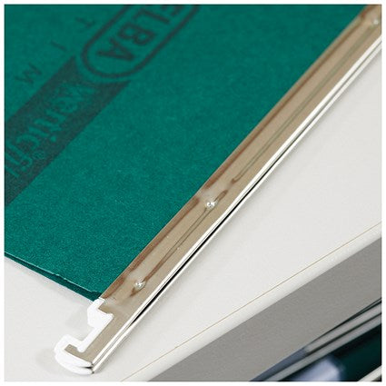Elba Ultimate Verticflex Manilla Suspension Files, V Base, Foolscap, Green, Pack of 50