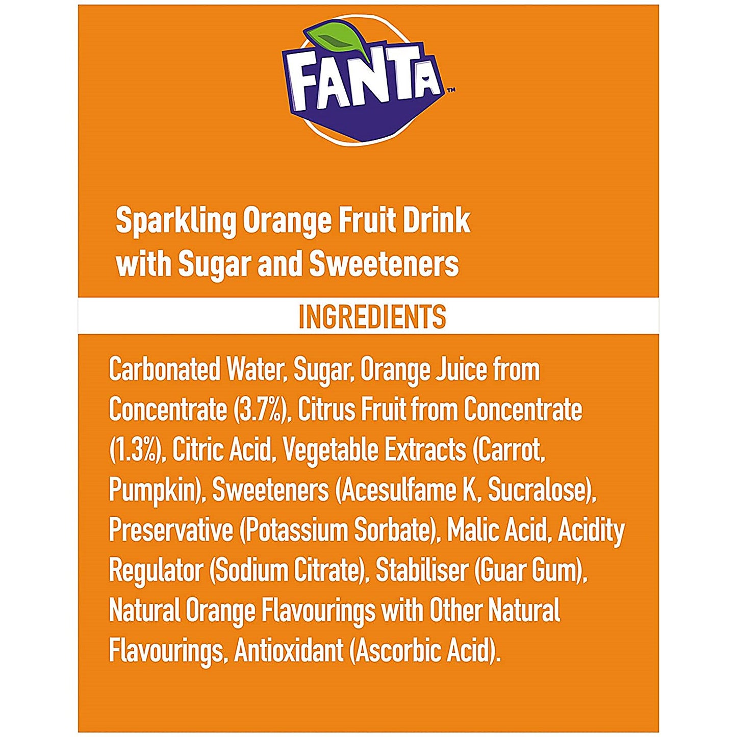 Fanta, 24x330ml Cans
