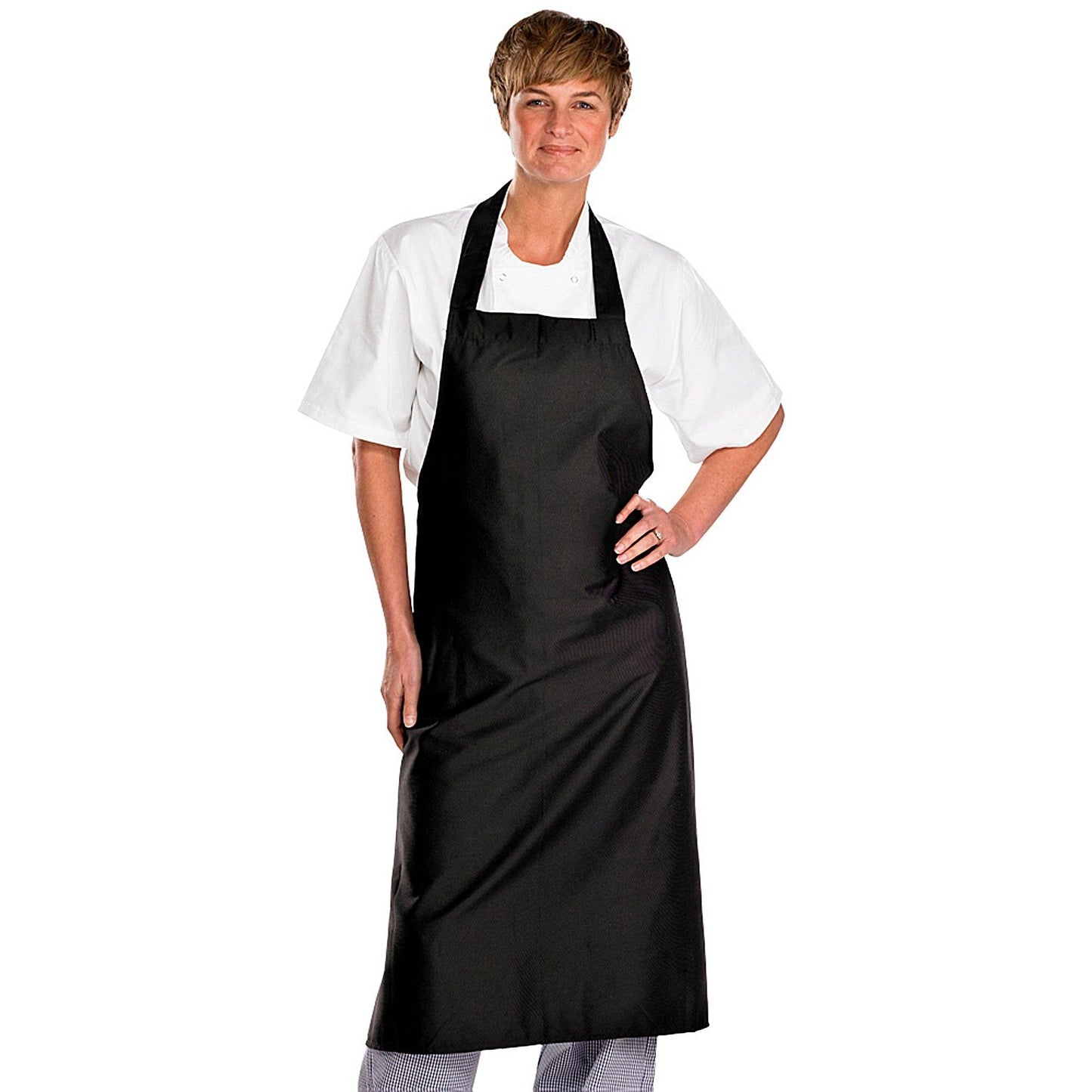 Beeswift Chefs Bib Apron, Black, 32" x 40" Easy2Order : CCCBABL34X40