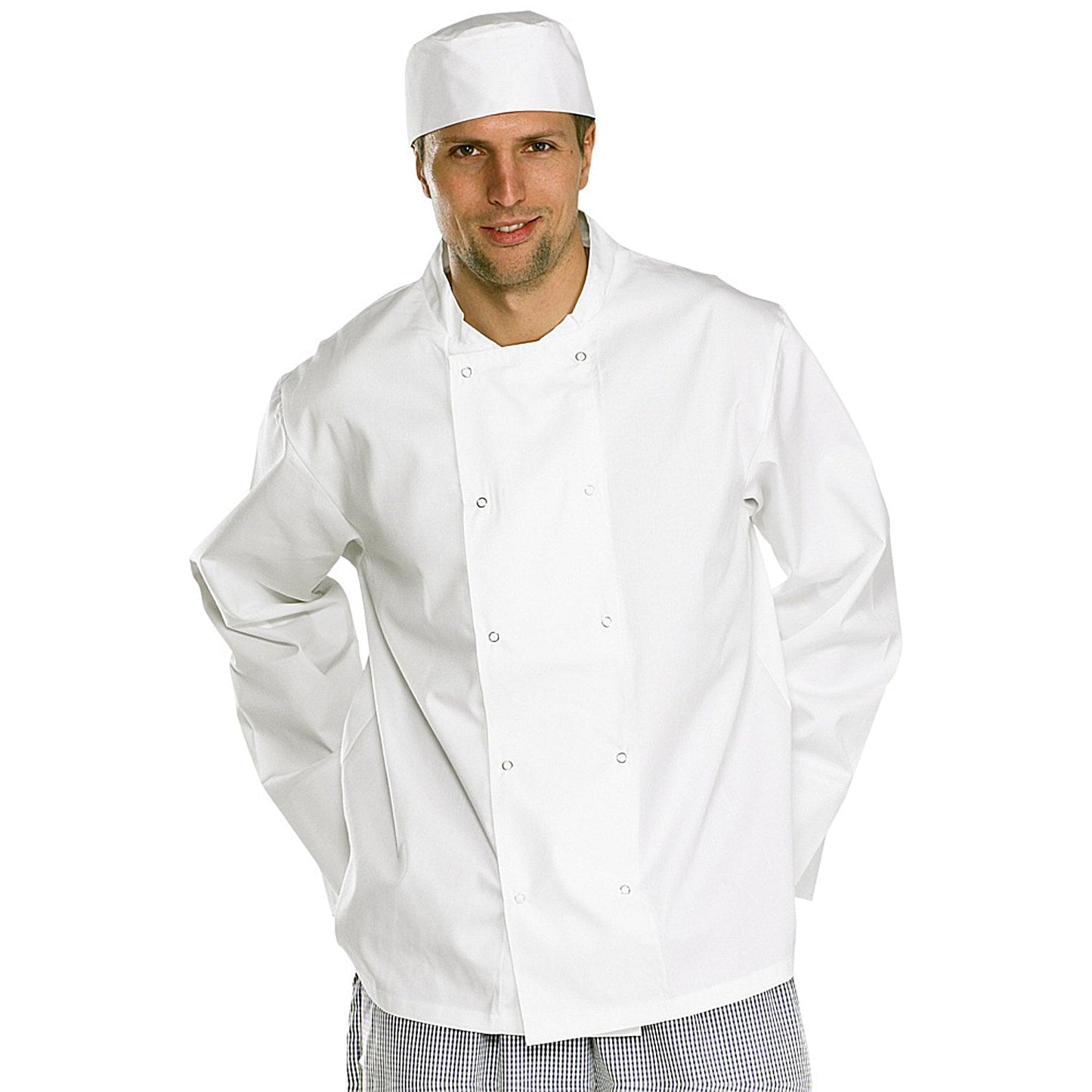 Beeswift Chefs Jacket, Long Sleeve, White, Large Easy2Order : CCCJLSWL
