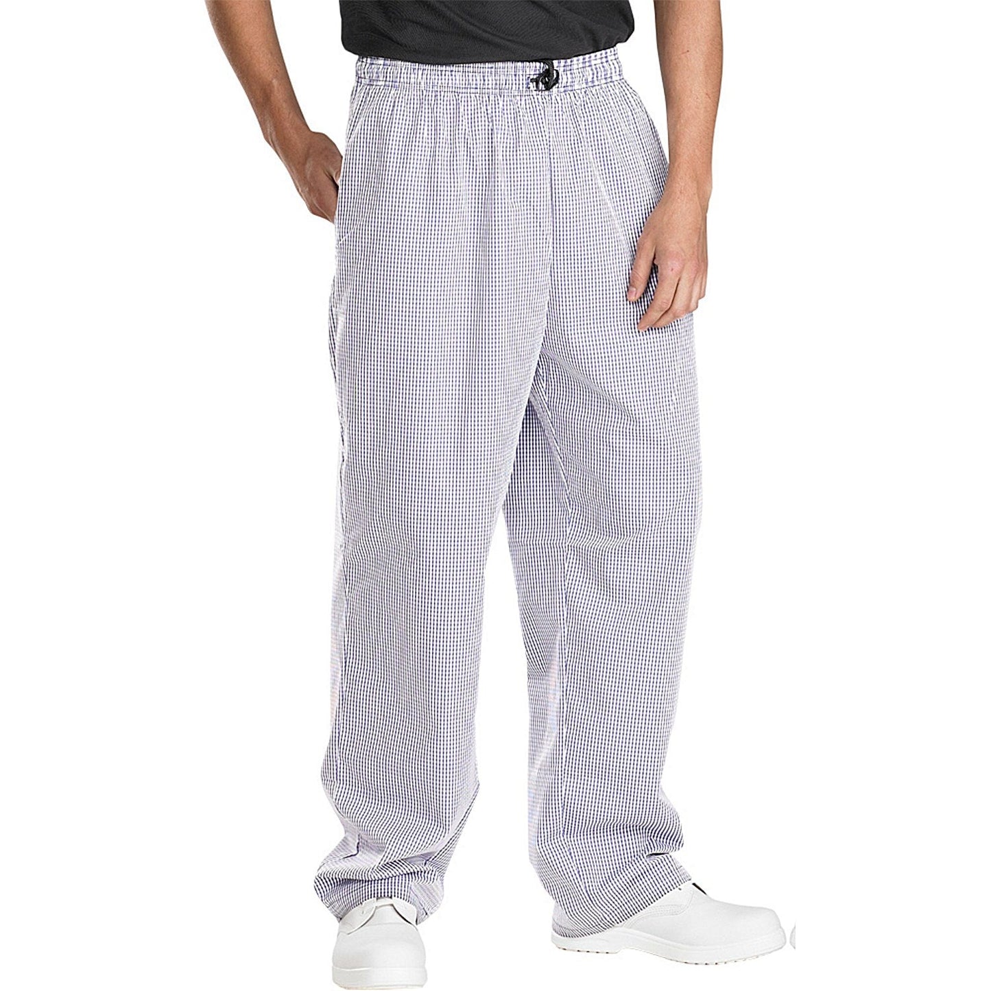 Beeswift Chefs Trousers, Small Check Navy & White, XL Easy2Order : CCCTSCNWXL