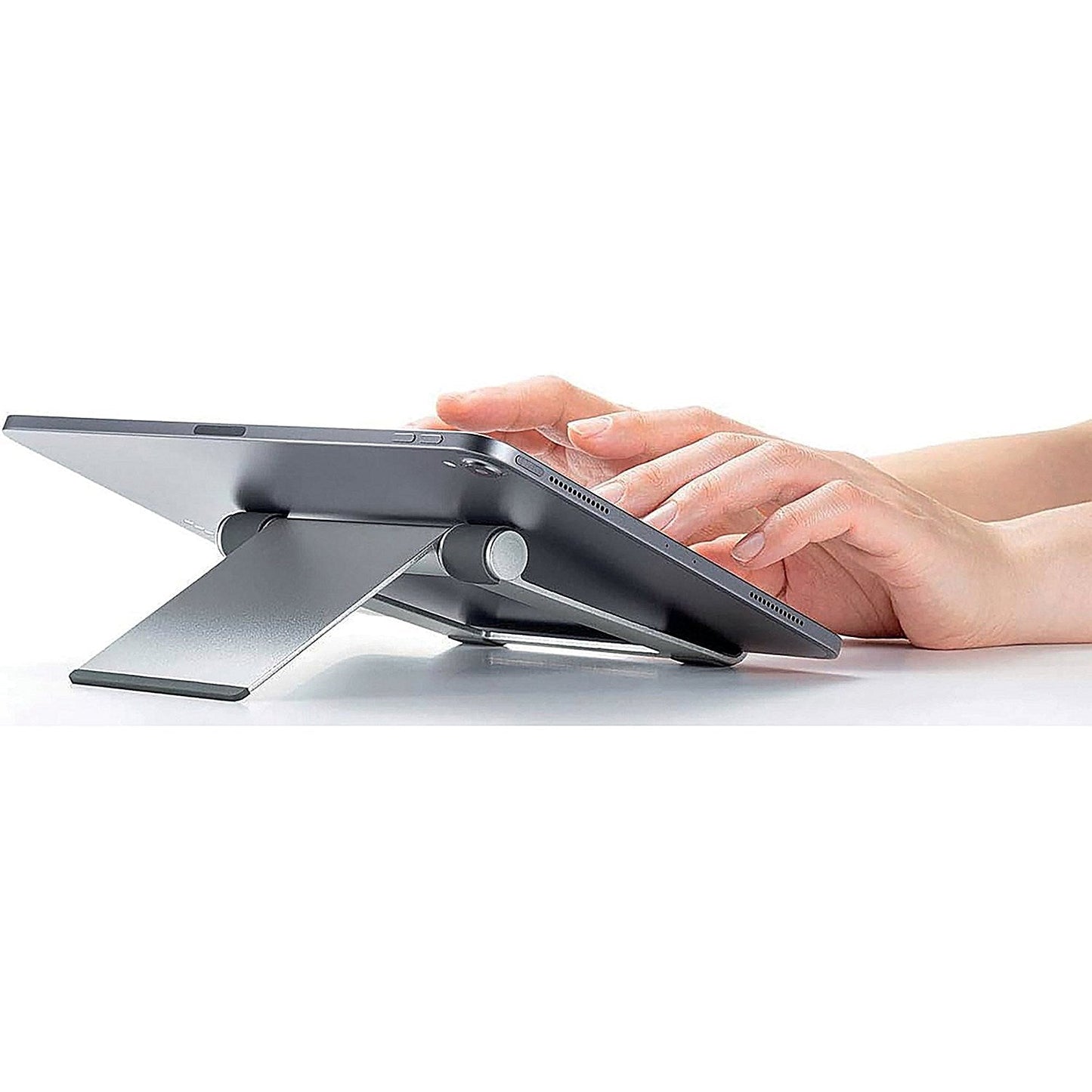 Contour Ergonomics Rotating 360 Degree Rotating Tablet/Phone Stand 4- 13 Inches Silver Easy2Order : CE10141