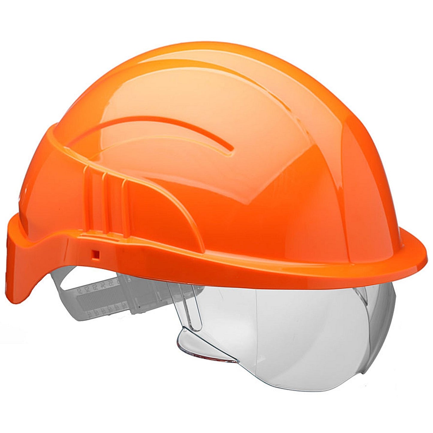 Centurion Vision Plus Safety Helmet with Integrated Visor, White