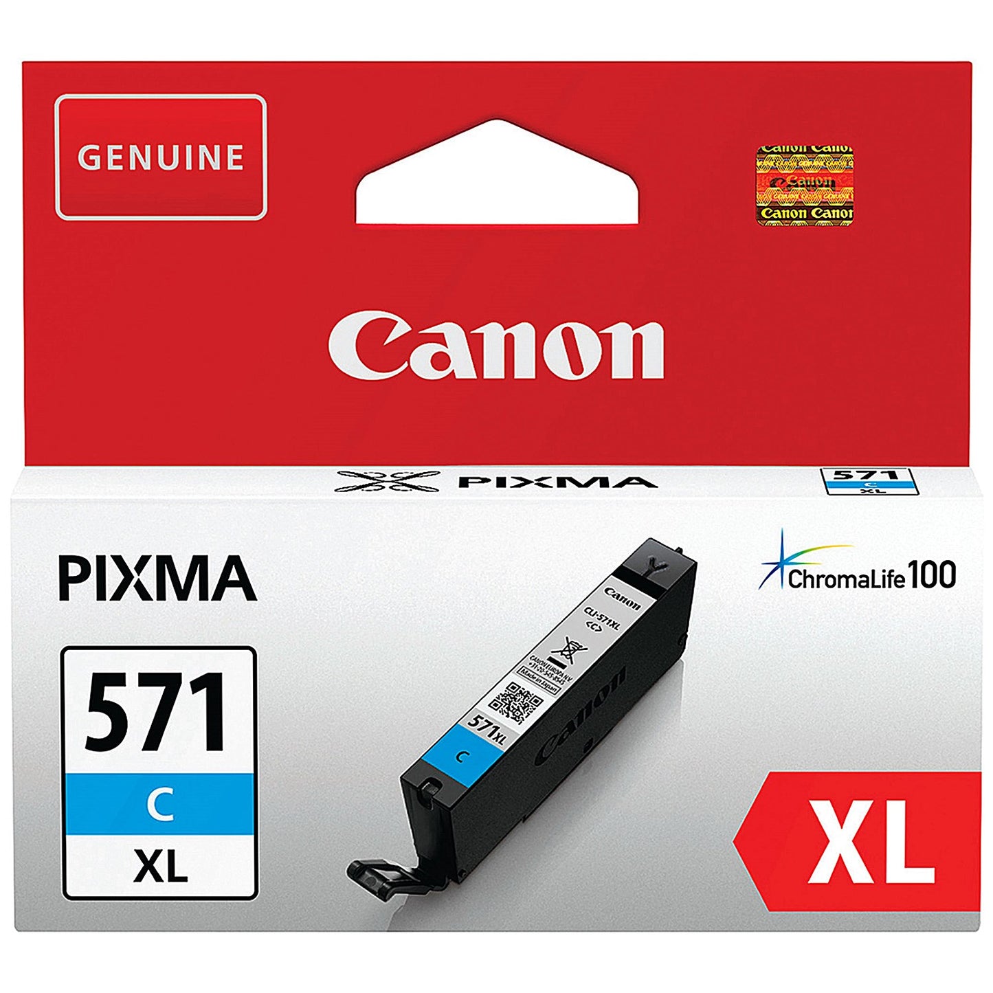 Canon CLI-571XL Ink Cartridge High Yield Cyan 0332C001