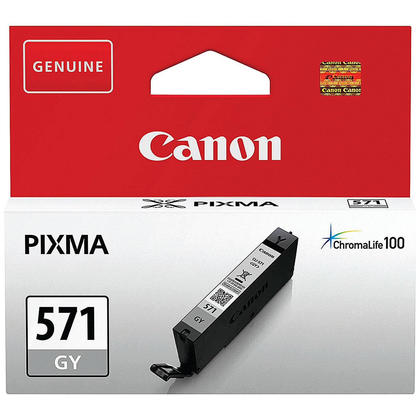 Canon CLI-571GY Ink Cartridge Grey 0389C001