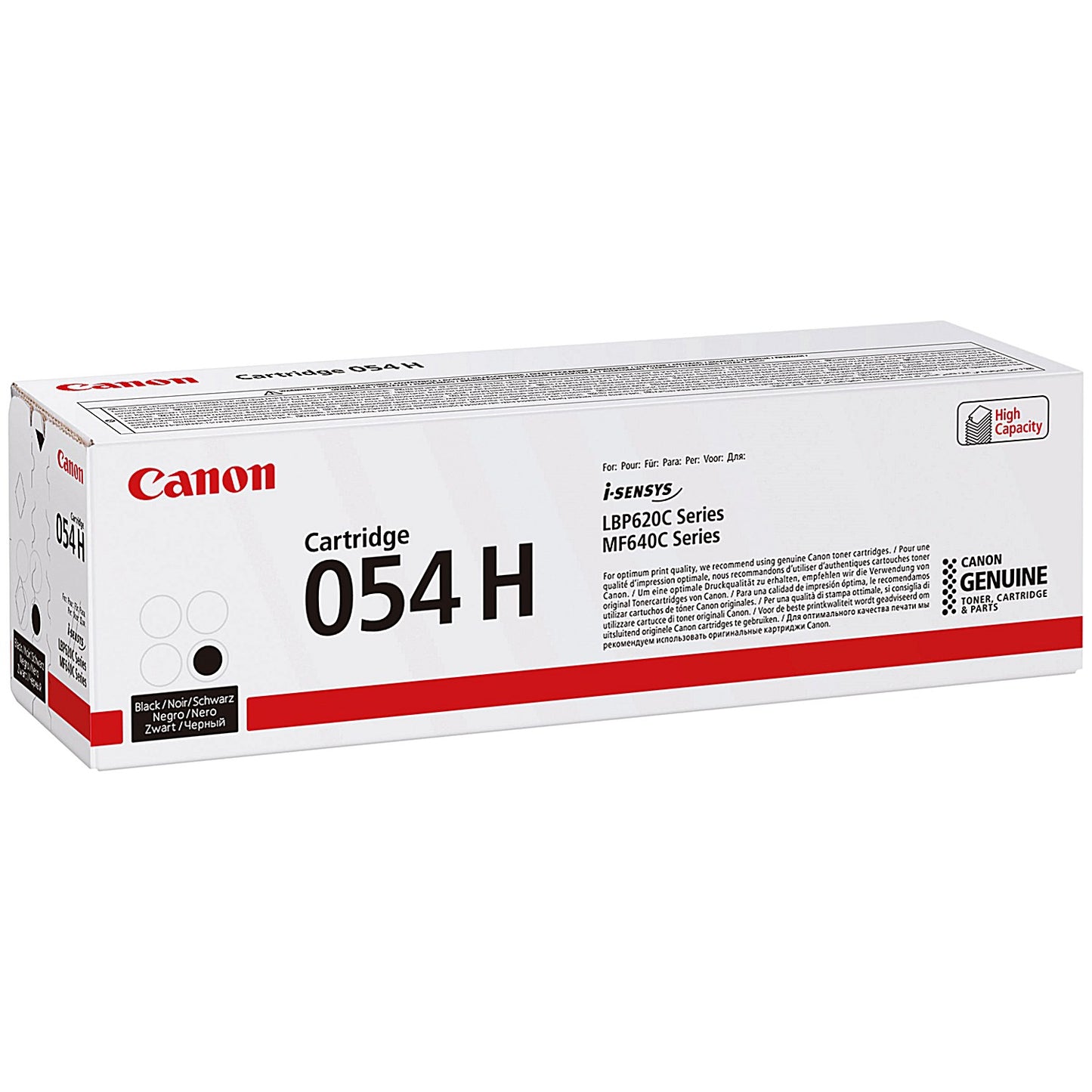 Canon 054H Toner Cartridge High Yield Black 3028C002