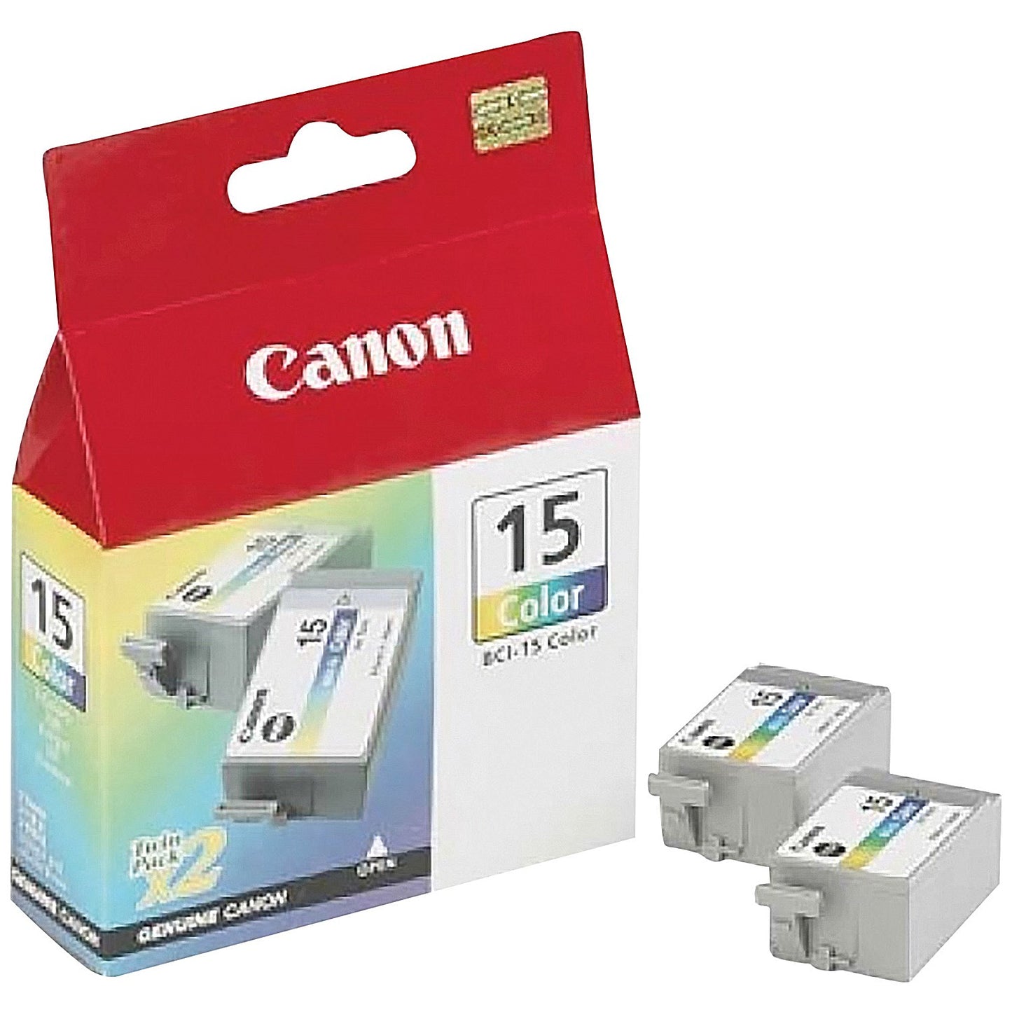 Canon BCI-15C Inkjet Colour Cartridge (Pack of 2) 8191A002
