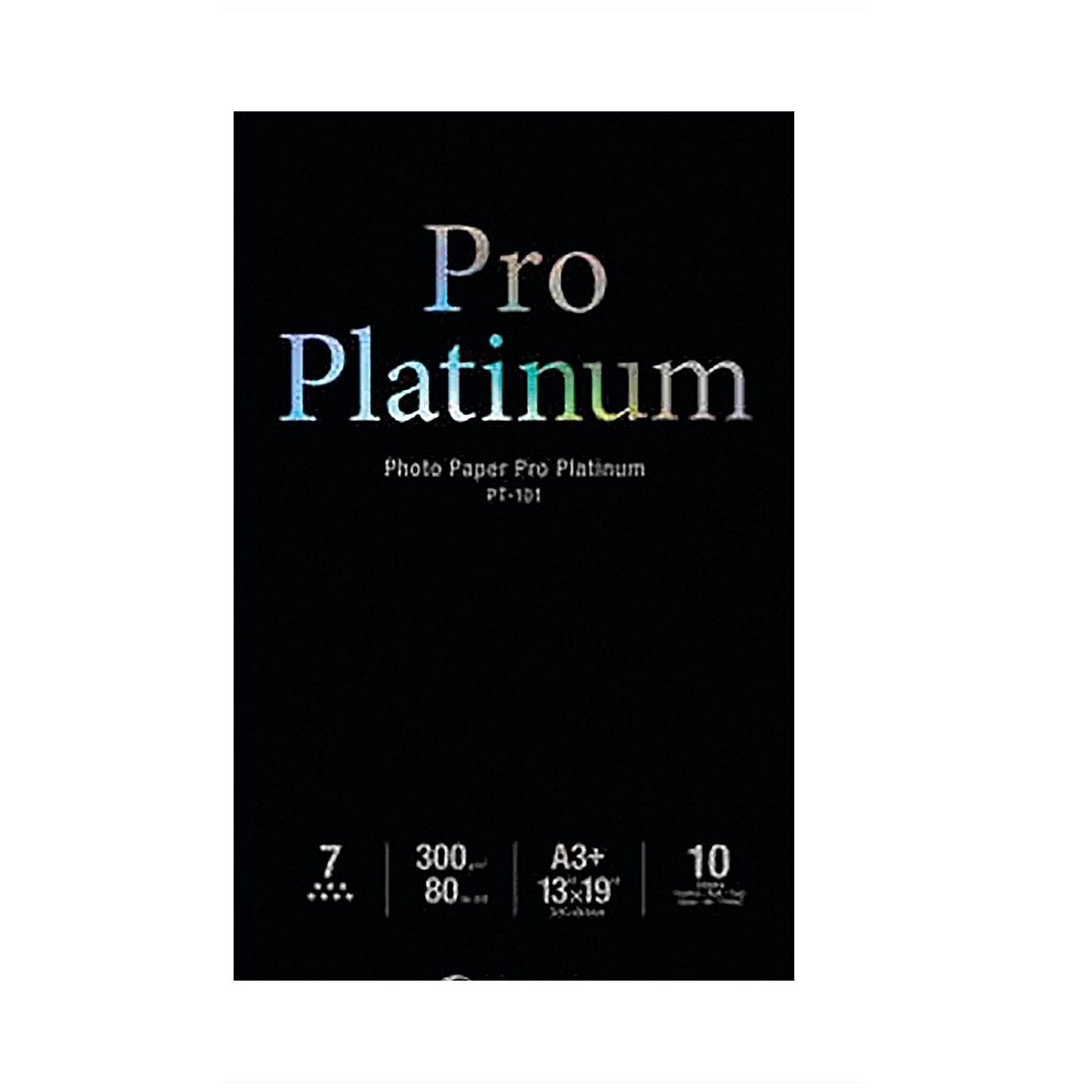 Canon A3+ Pro Platinum Photo Paper, Glossy, 300gsm, Pack of 10 Easy2Order : CO57530