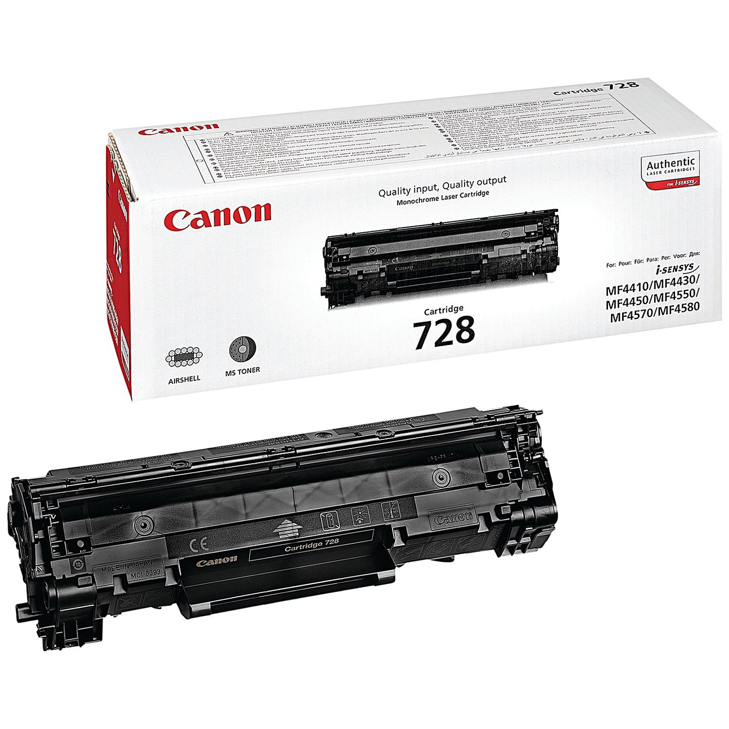 Canon 728 Black Laser Toner Cartridge